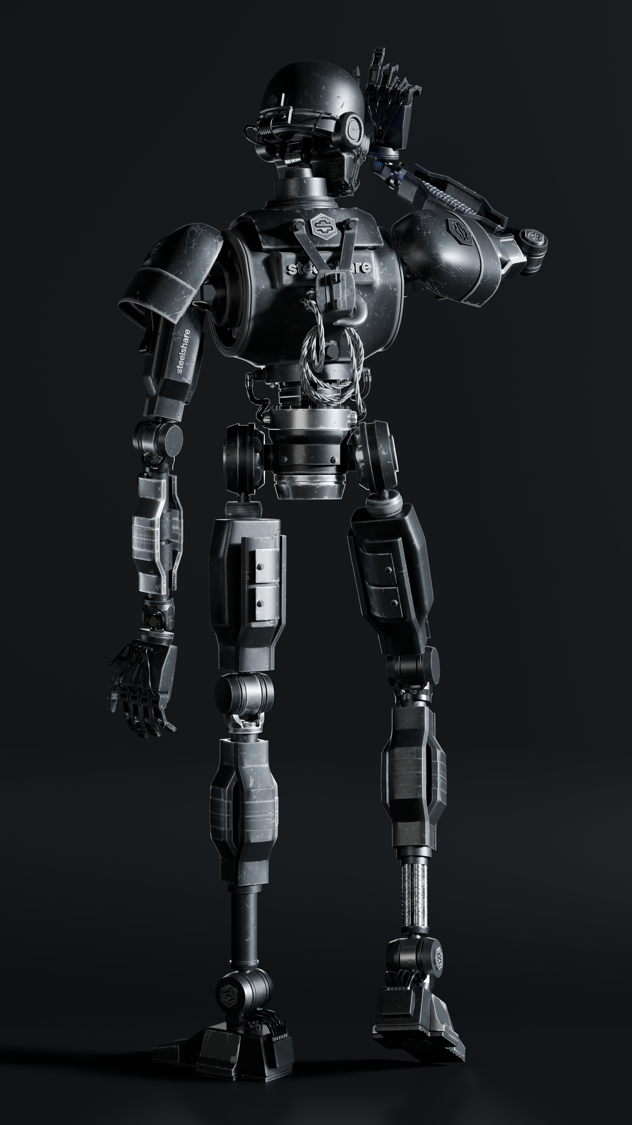 Steelshare® Logotype & 3D robot — Изображение №12 — 3D, Анимация на Dprofile