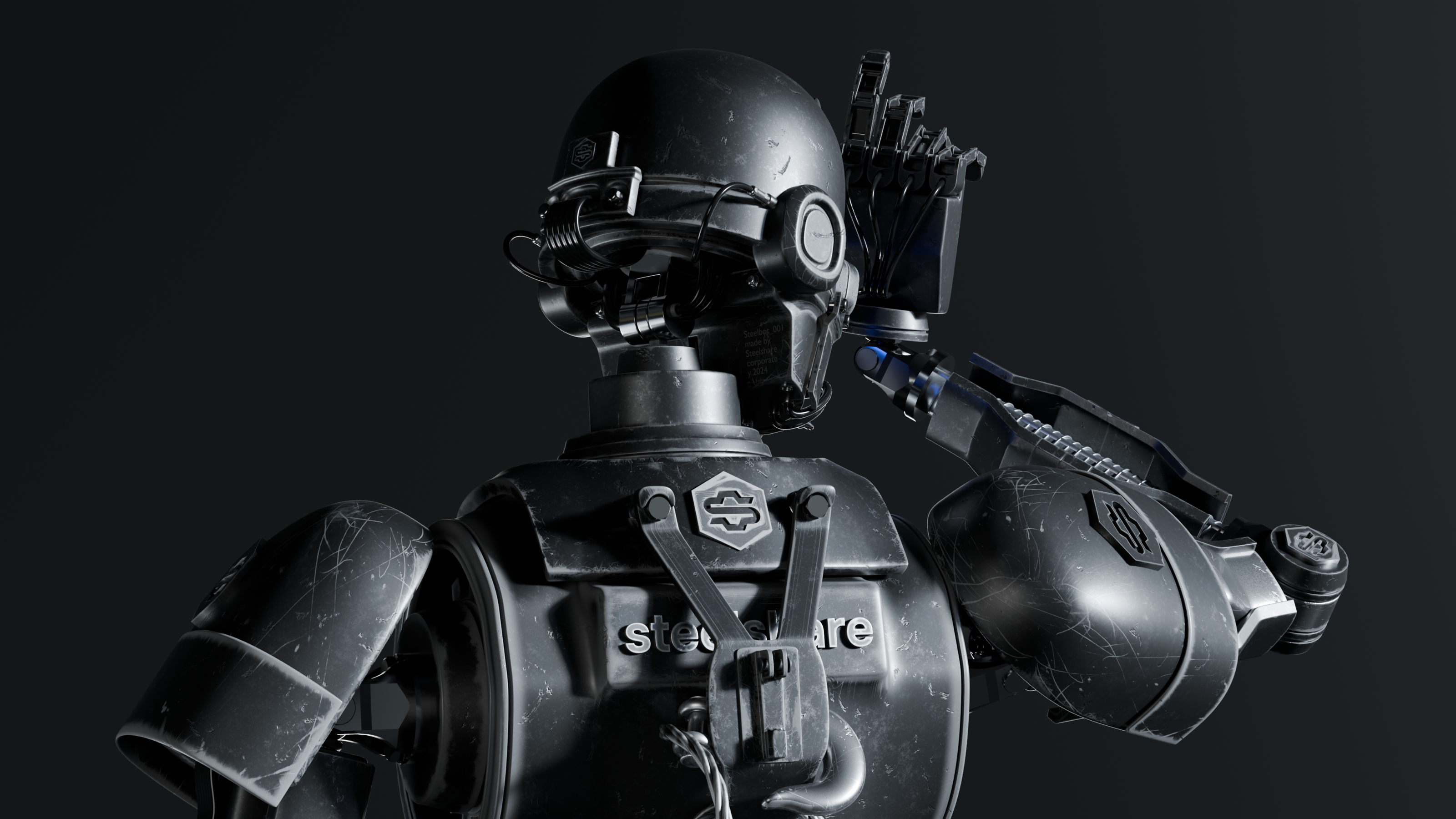 Steelshare® Logotype & 3D robot — Изображение №13 — 3D, Анимация на Dprofile