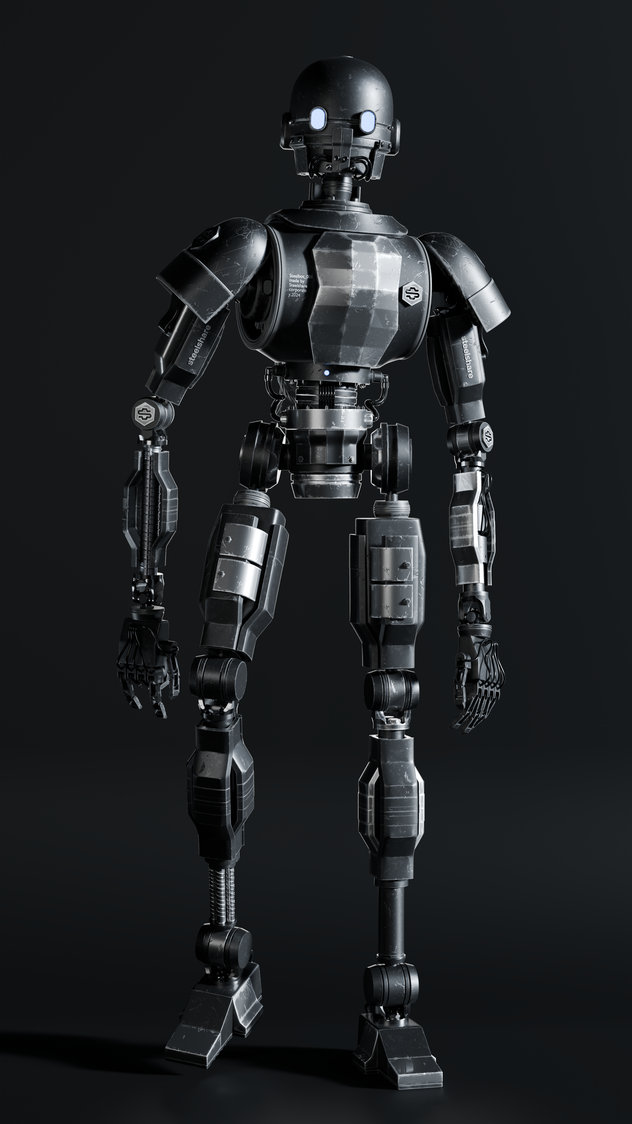 Steelshare® Logotype & 3D robot — Изображение №8 — 3D, Анимация на Dprofile