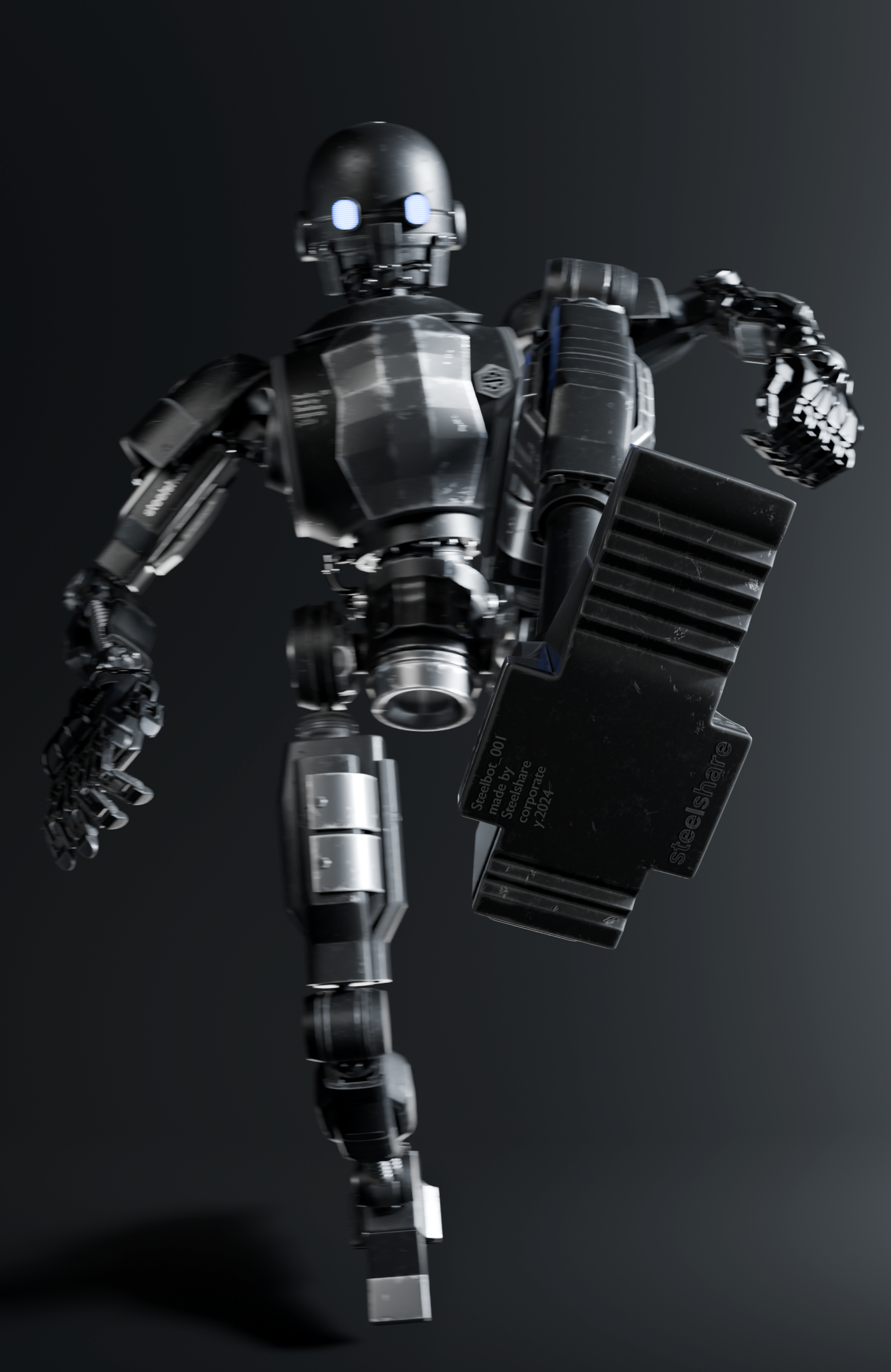 Steelshare® Logotype & 3D robot — Изображение №10 — 3D, Анимация на Dprofile