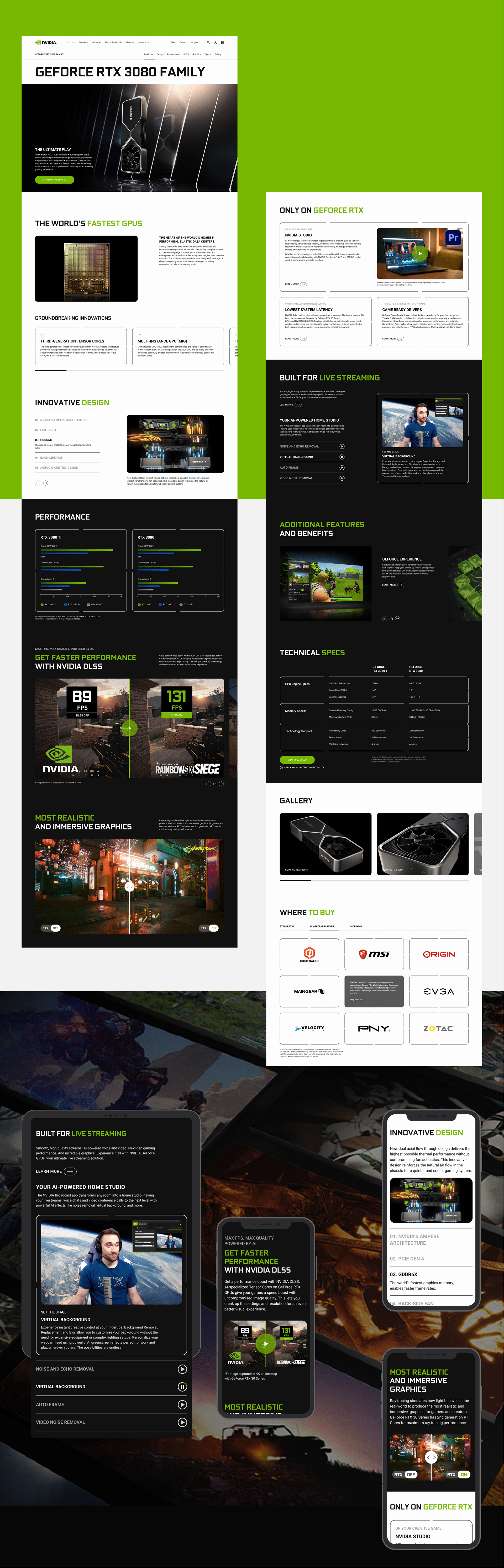 NVIDIA — Corporate website redesign — Изображение №7 — Интерфейсы на Dprofile