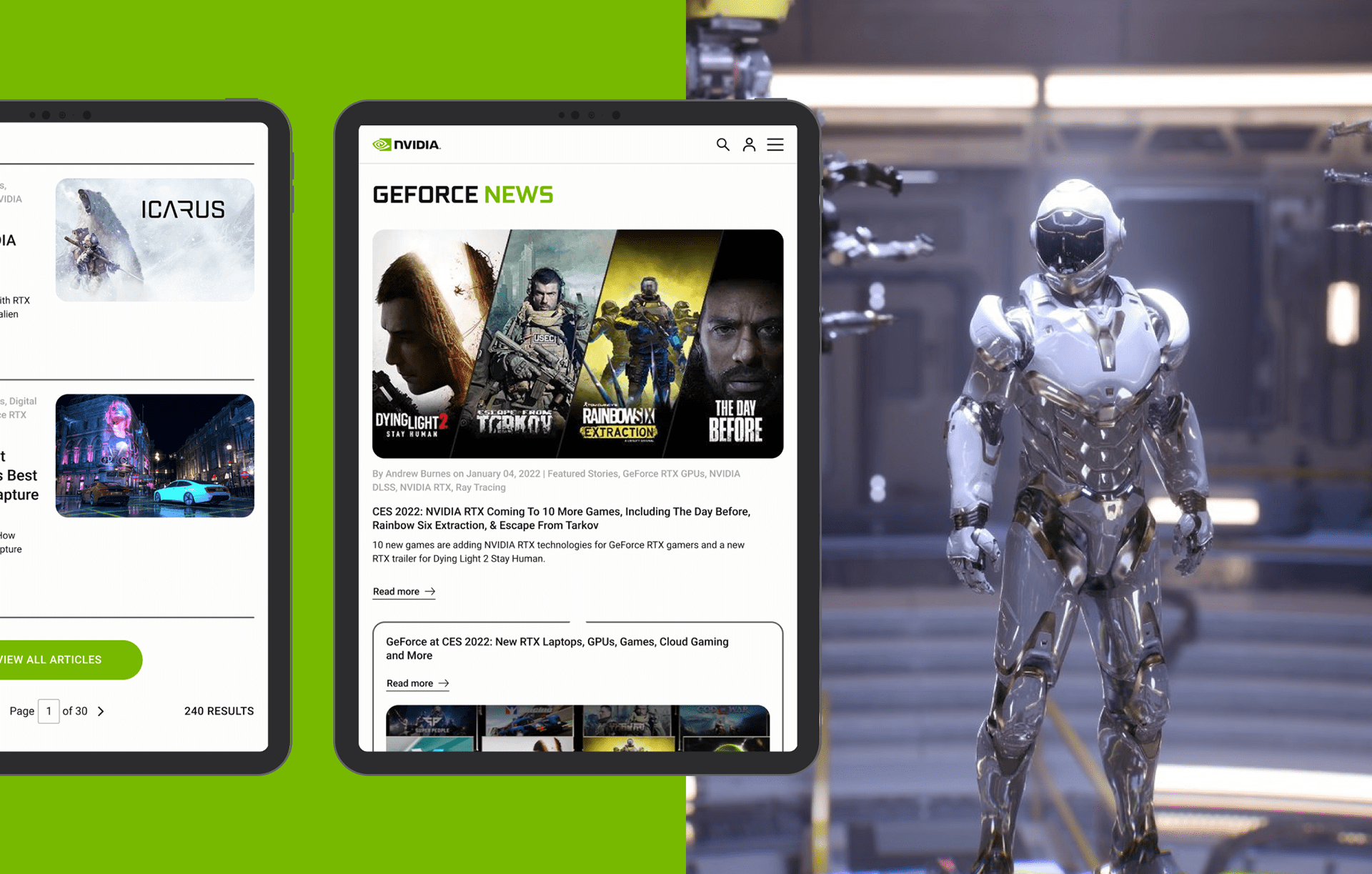 NVIDIA — Corporate website redesign — Изображение №9 — Интерфейсы на Dprofile