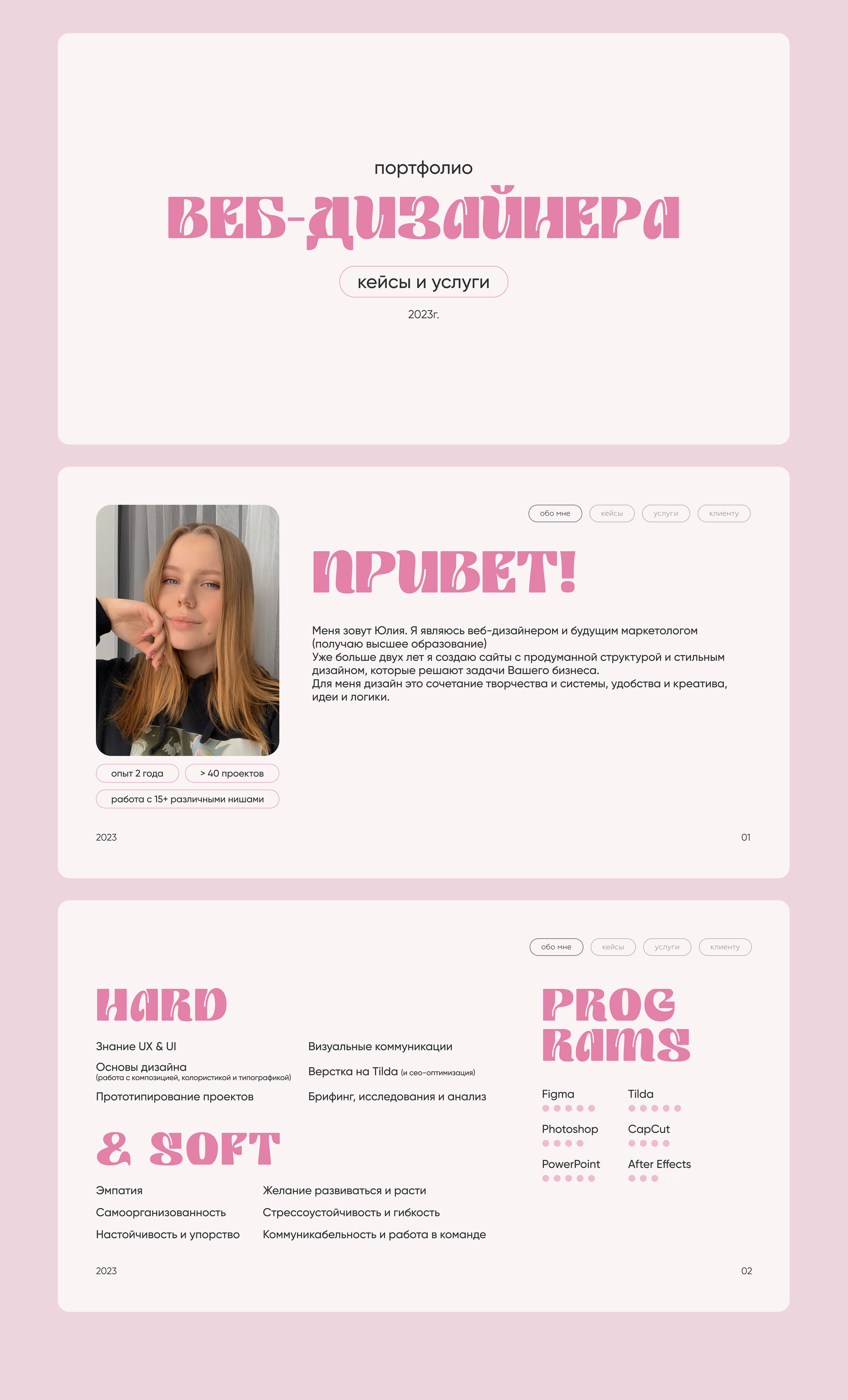 Дизайн презентции / портфолио дизайнера — Изображение №2 — Брендинг, Маркетинг на Dprofile