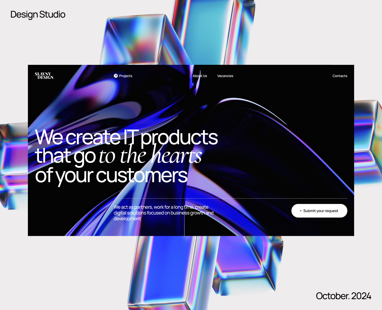 SLAVNY DESIGN — Интерфейсы, Анимация на Dprofile