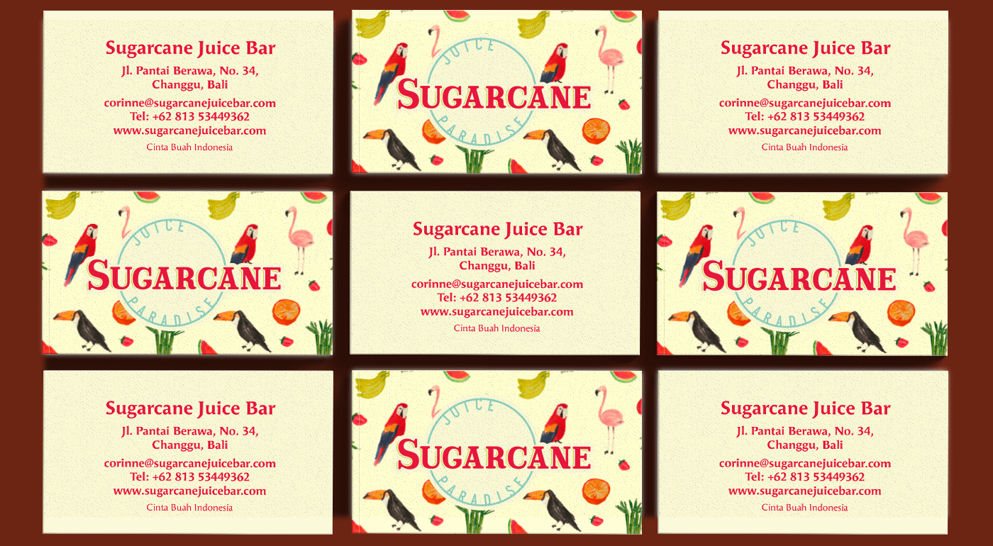 Sugarcane Juice Paradise — Изображение №12 — Брендинг, Графика на Dprofile