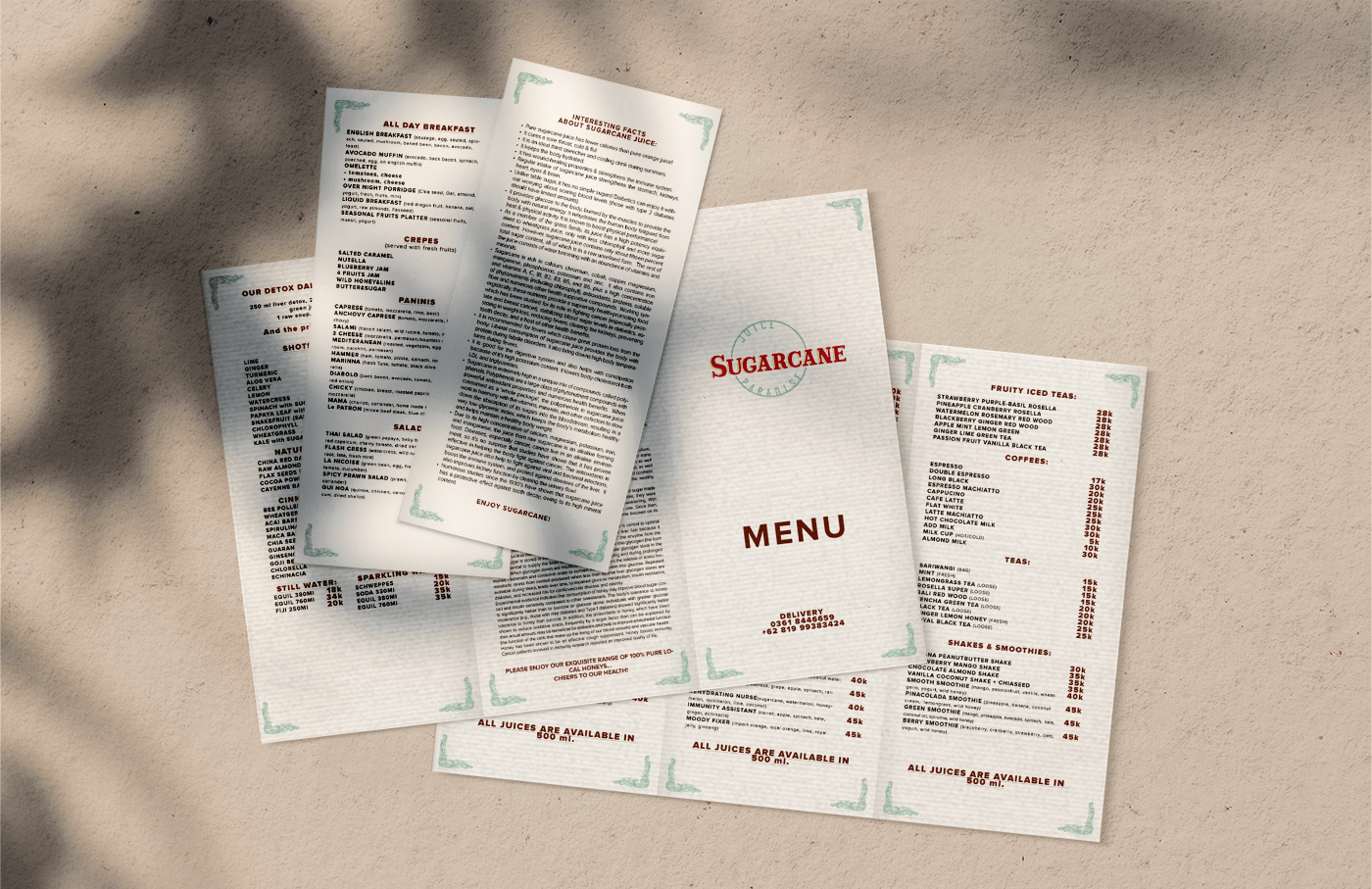 Sugarcane Juice Paradise — Изображение №9 — Брендинг, Графика на Dprofile