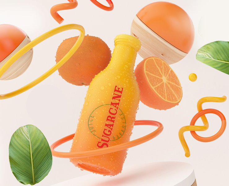 Sugarcane Juice Paradise — Брендинг, Графика на Dprofile