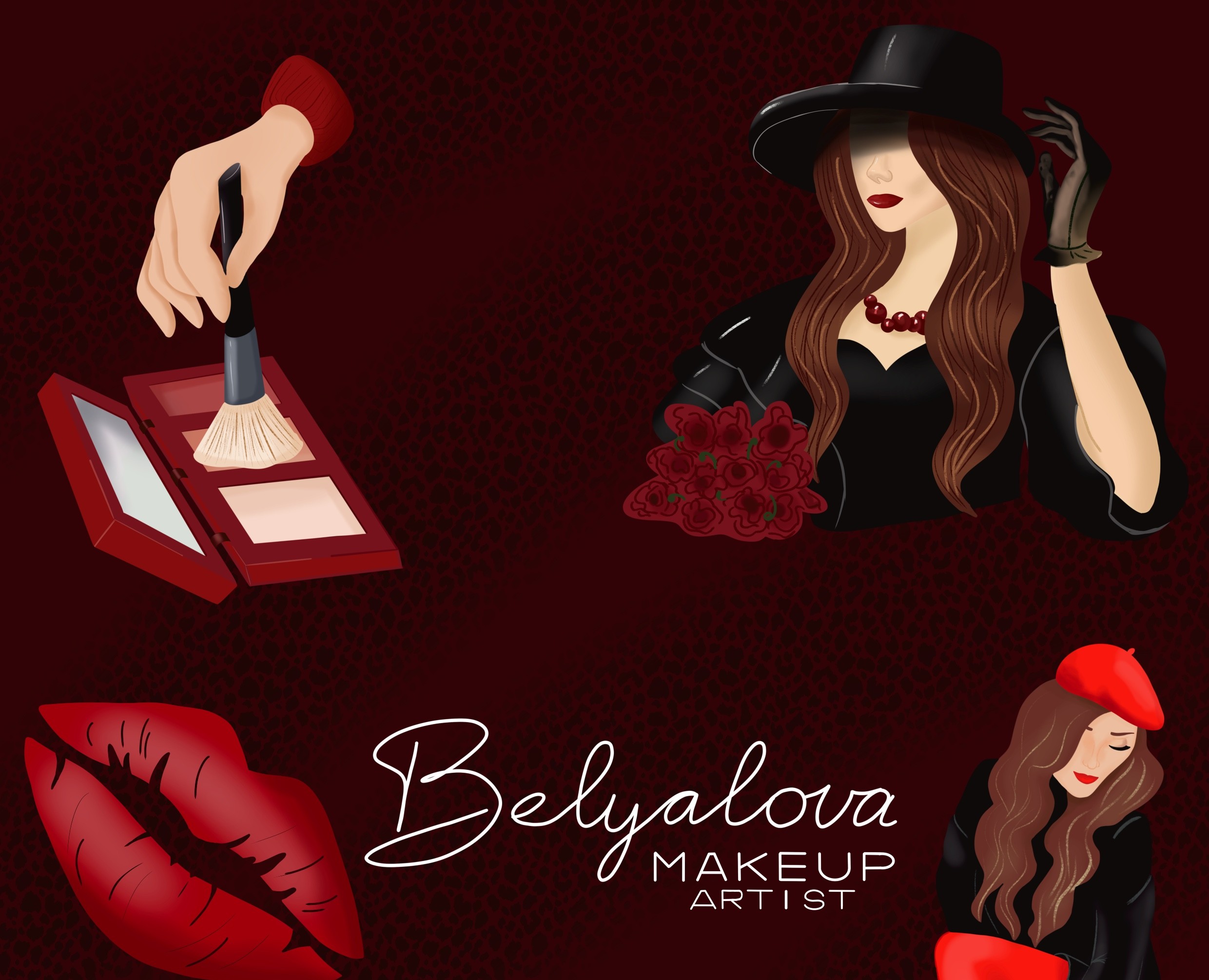 Стикеры для визажиста — Интерфейсы на Dprofile