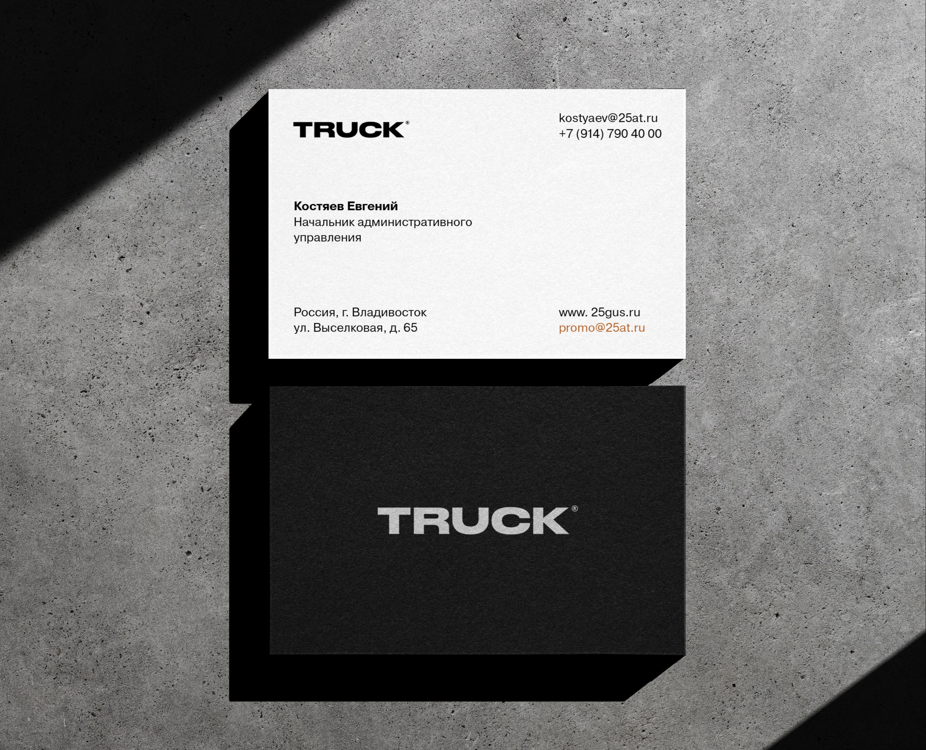 Truck® Logo & VISUAL IDENTITY — Брендинг на Dprofile