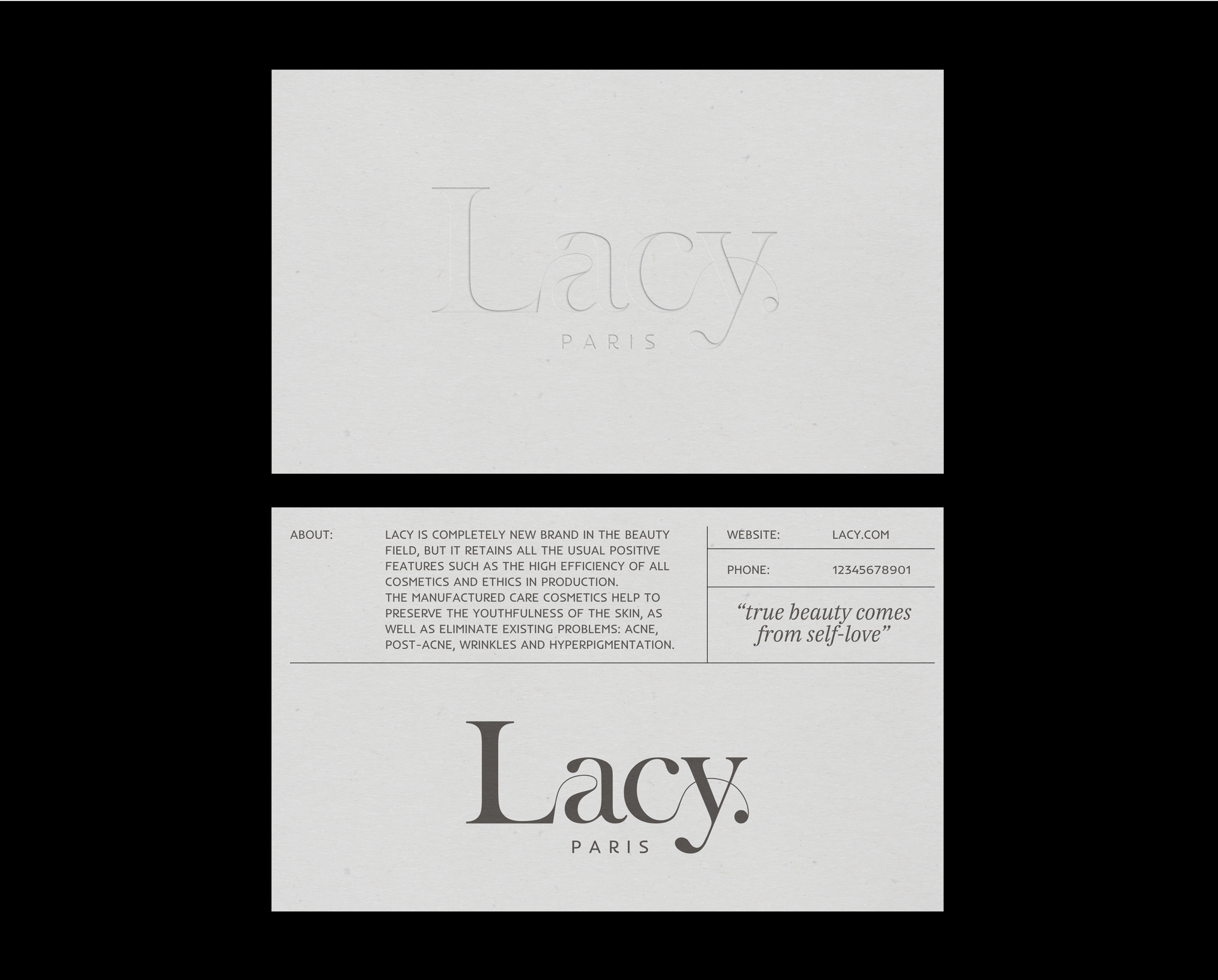 LACY SKINCARE / Фирменный стиль для компании уходовой косметики — Изображение №9 — Брендинг на Dprofile
