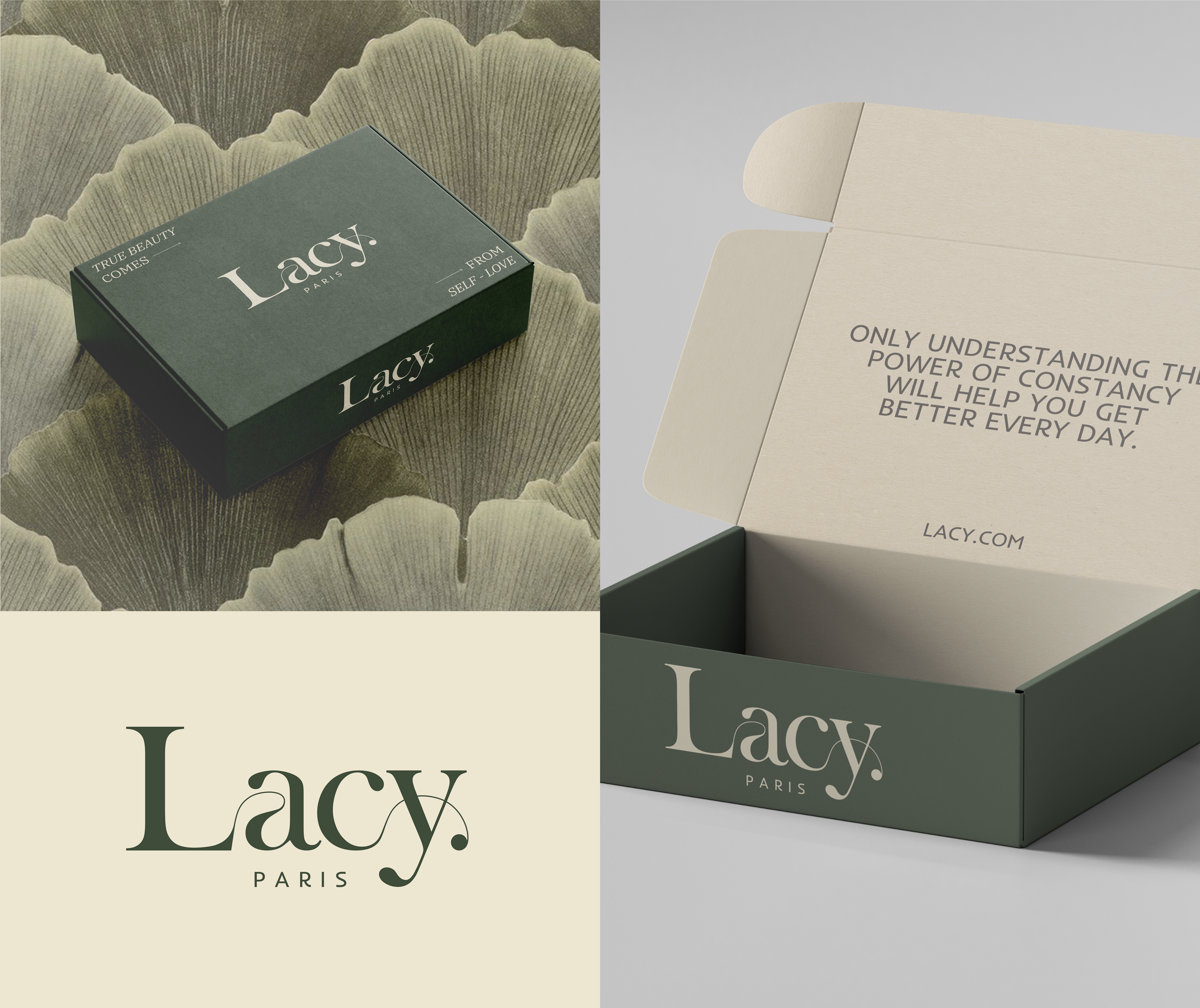 LACY SKINCARE / Фирменный стиль для компании уходовой косметики — Изображение №8 — Брендинг на Dprofile