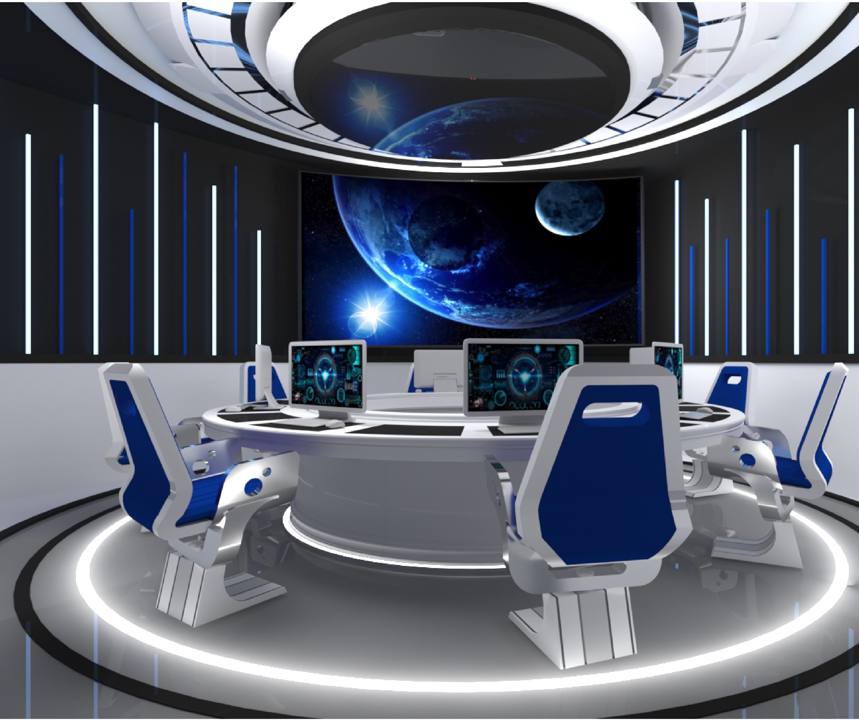 Проект интерьеров интерактивного музея "Галактика" — Изображение №3 — 3D на Dprofile