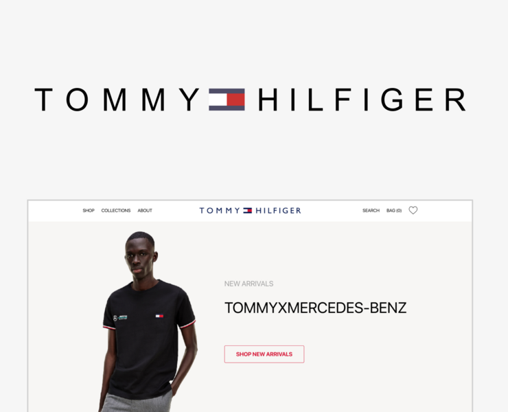 Tommy Hilfiger concept online store — Интерфейсы на Dprofile