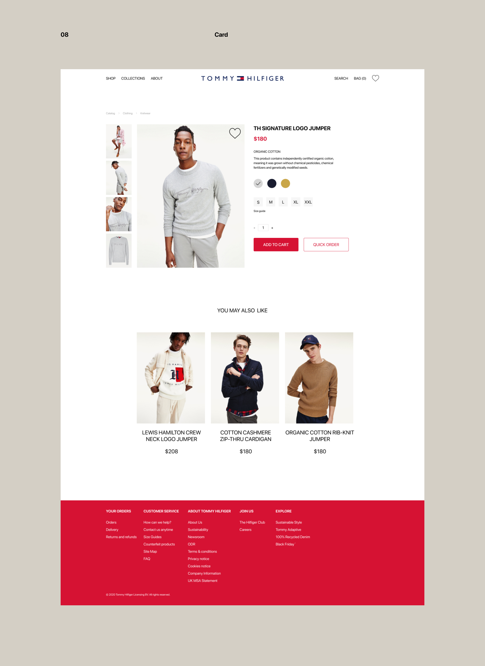 Tommy Hilfiger concept online store — Изображение №9 — Интерфейсы на Dprofile
