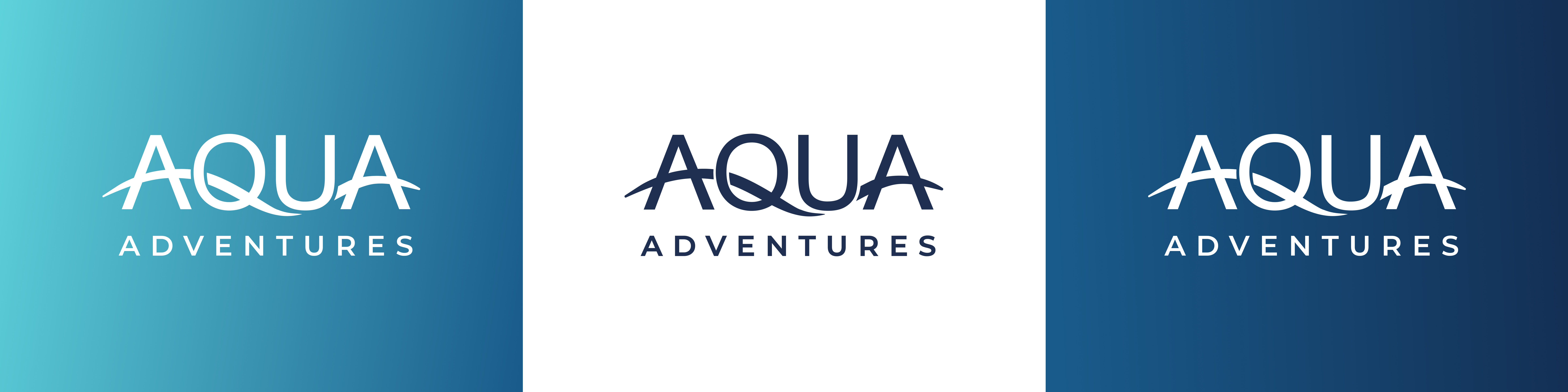 Логотип Aqua Adventures — Изображение №2 — Брендинг, Графика на Dprofile