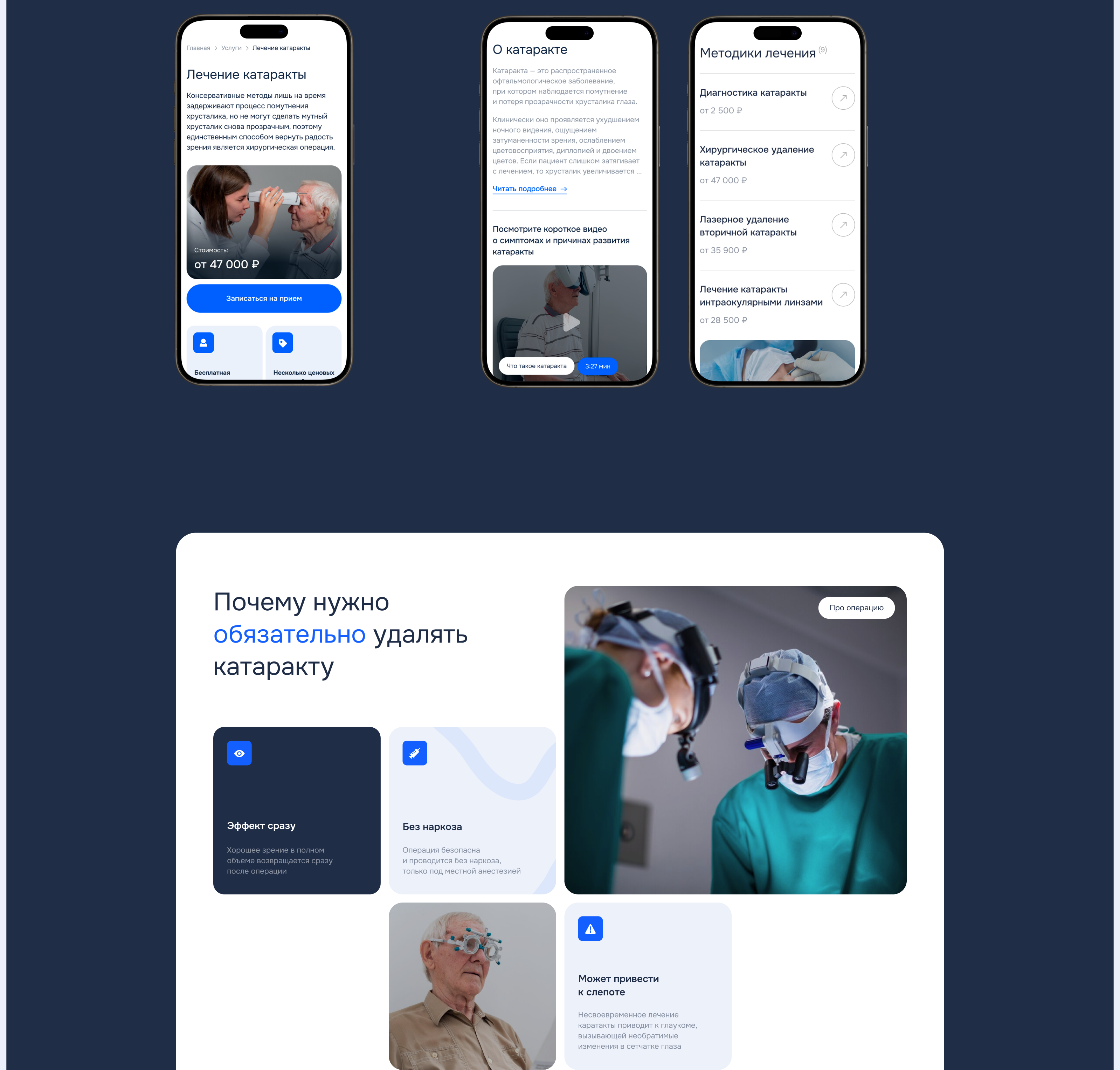 Website Design for a Eye Medical Clinic — Изображение №21 — Интерфейсы на Dprofile