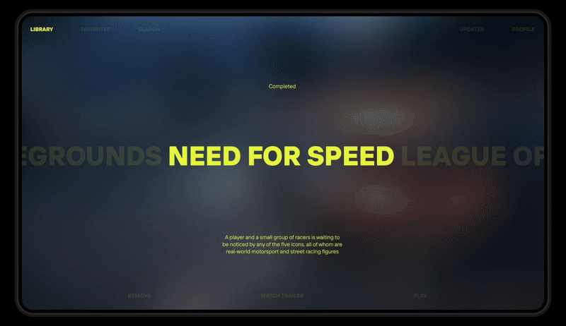 Cloud Gaming Platform — Изображение №12 — Интерфейсы на Dprofile