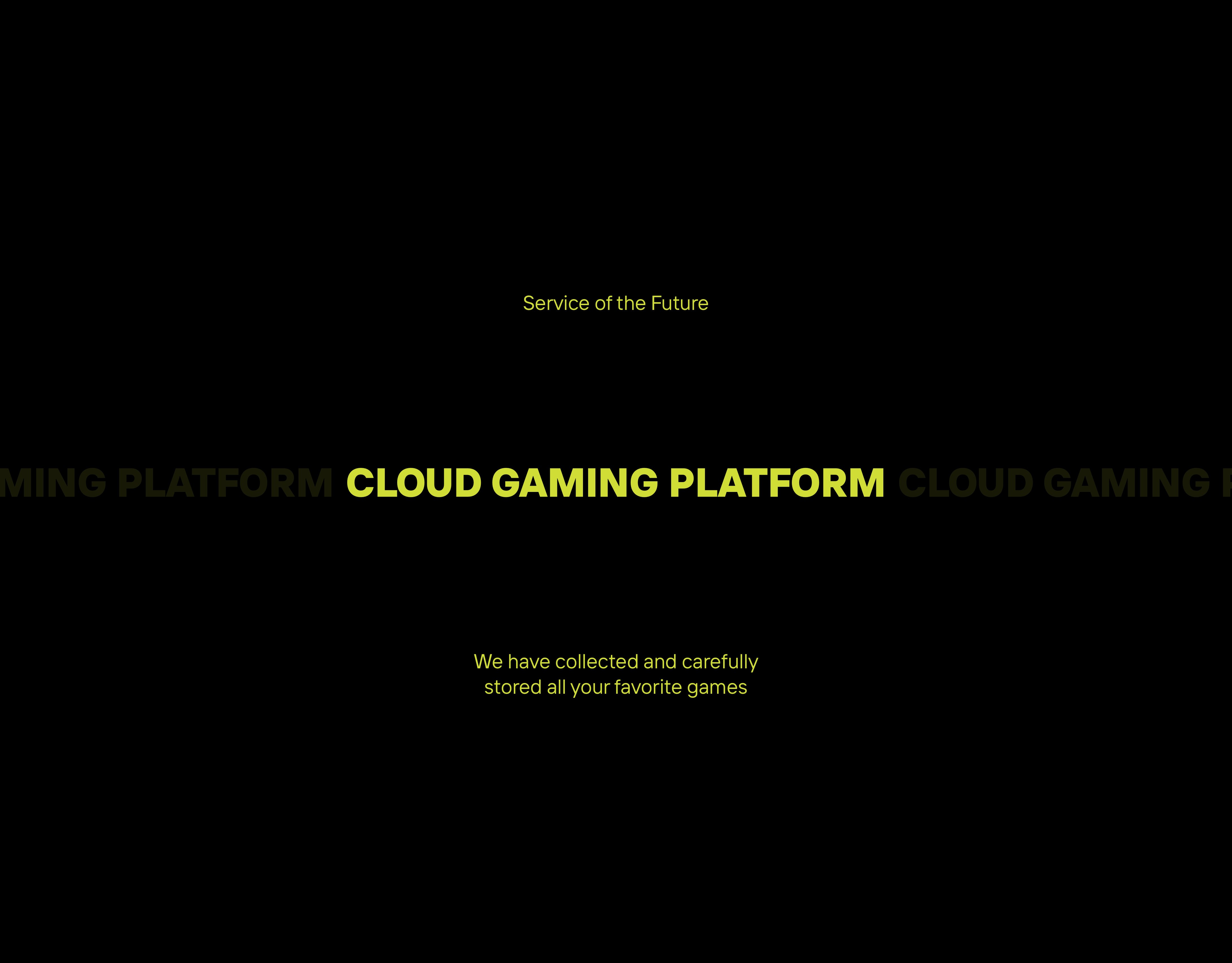 Cloud Gaming Platform — Изображение №2 — Интерфейсы на Dprofile