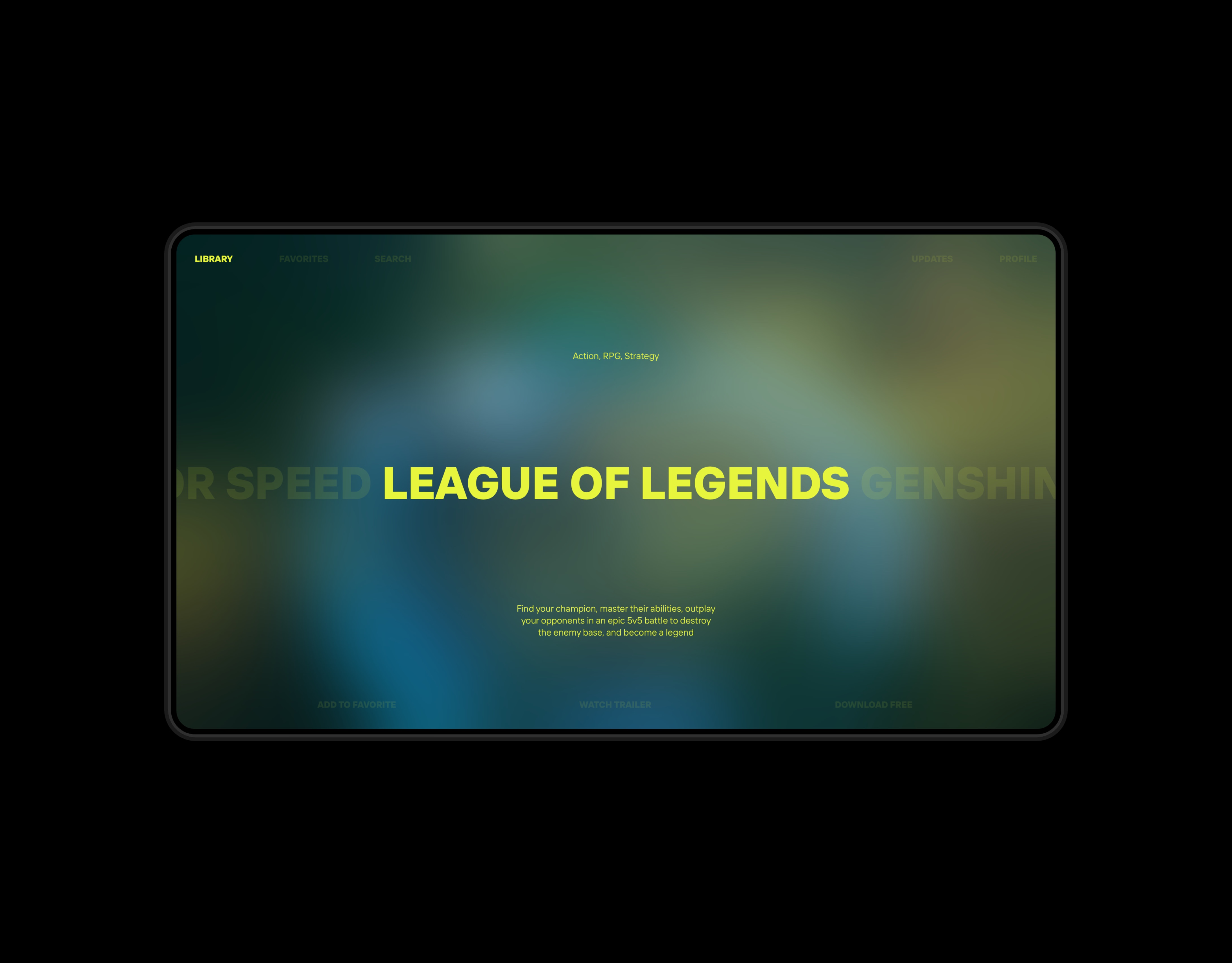 Cloud Gaming Platform — Изображение №8 — Интерфейсы на Dprofile