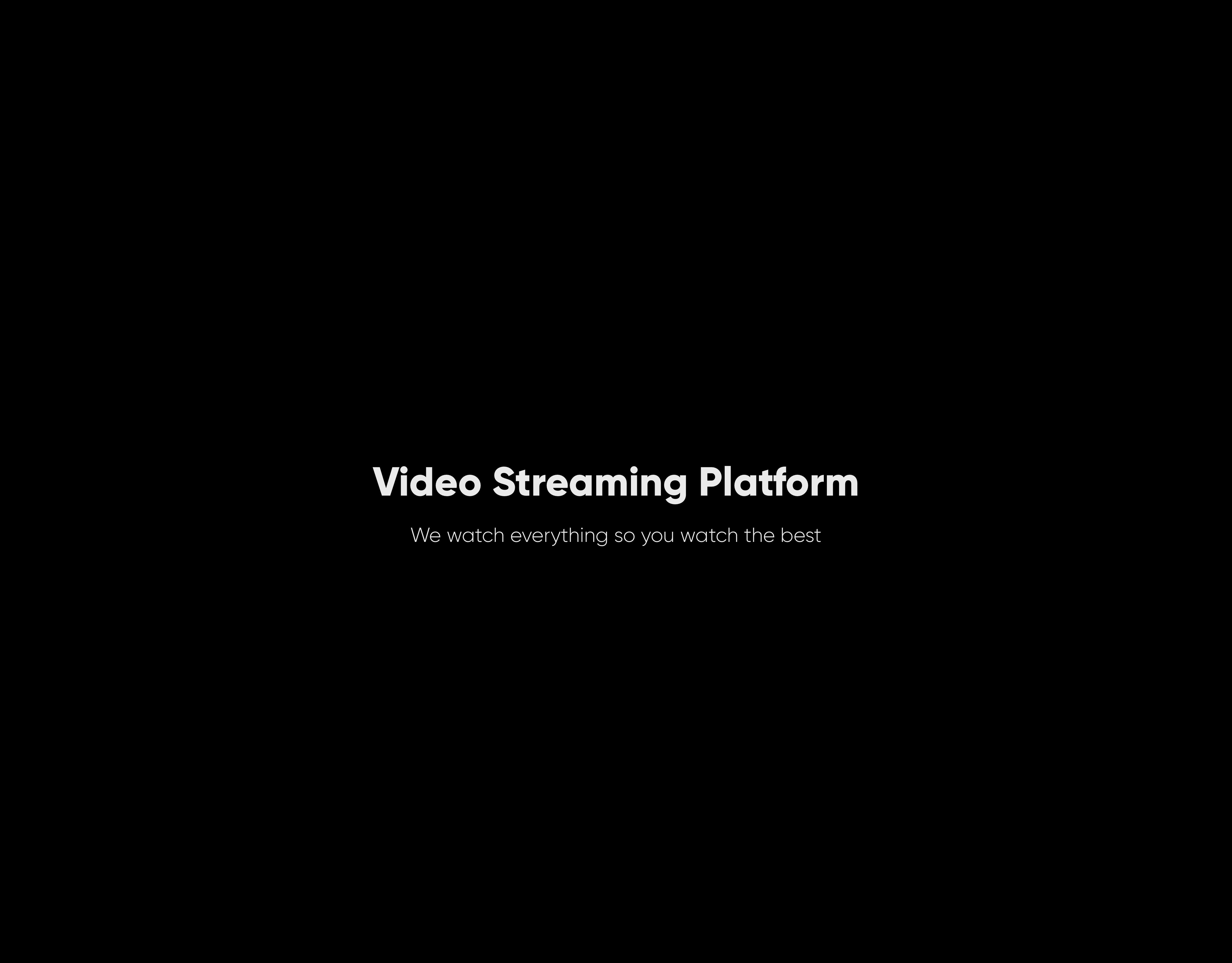 Video Streaming Platform — Изображение №2 — Интерфейсы на Dprofile