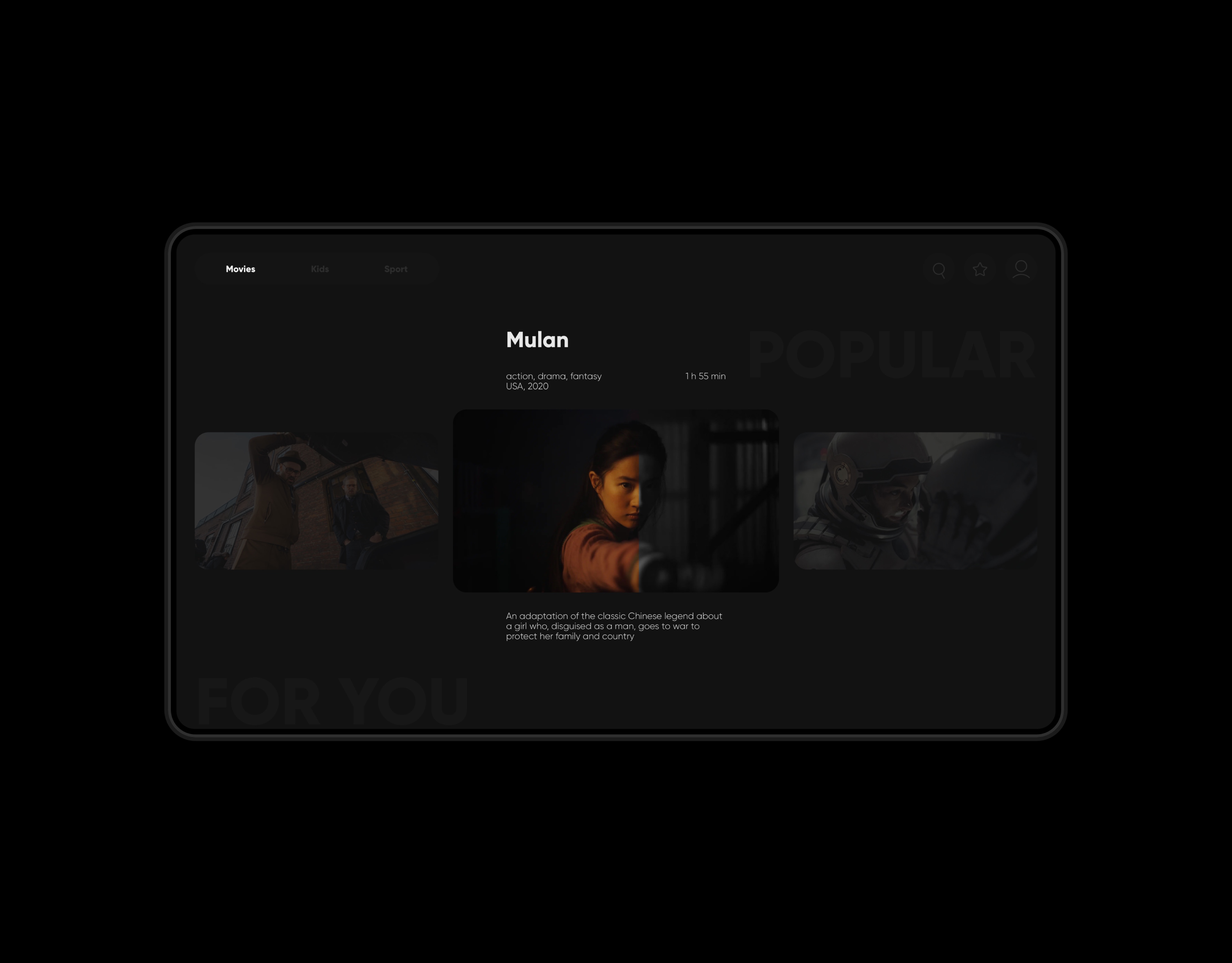 Video Streaming Platform — Изображение №14 — Интерфейсы на Dprofile