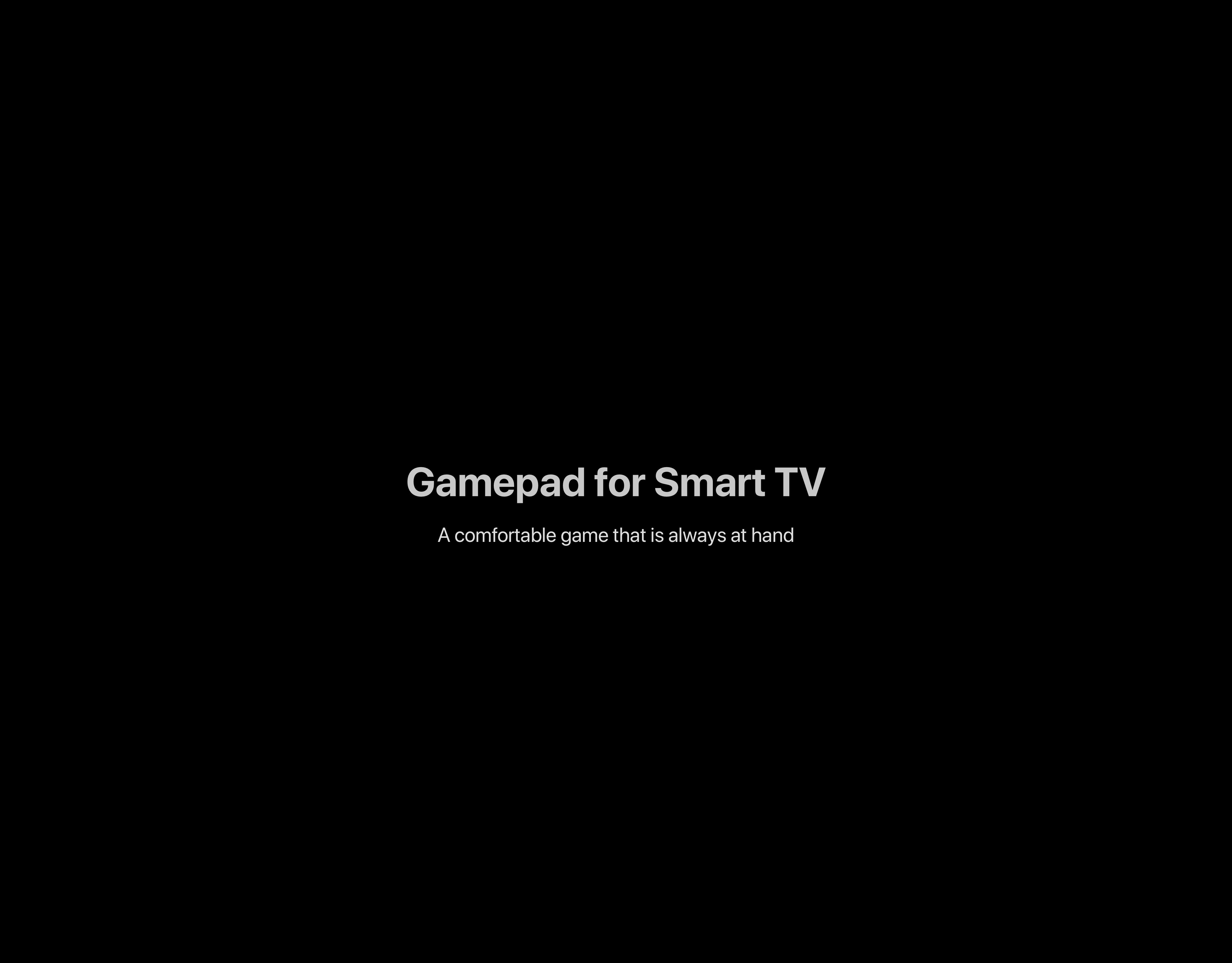 Gamepad for Smart TV — Изображение №2 — Интерфейсы на Dprofile