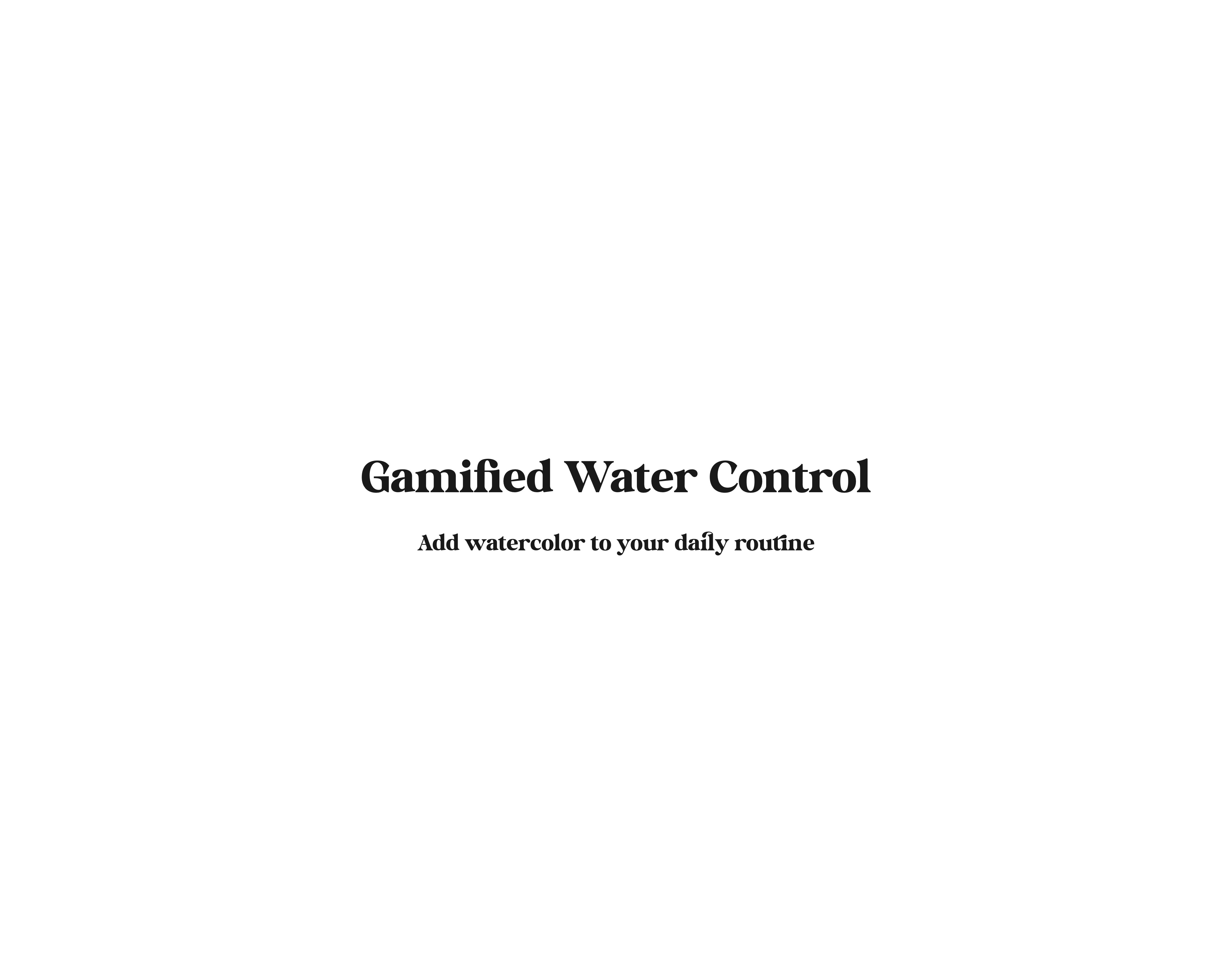 Gamified Water Control — Изображение №2 — Интерфейсы на Dprofile
