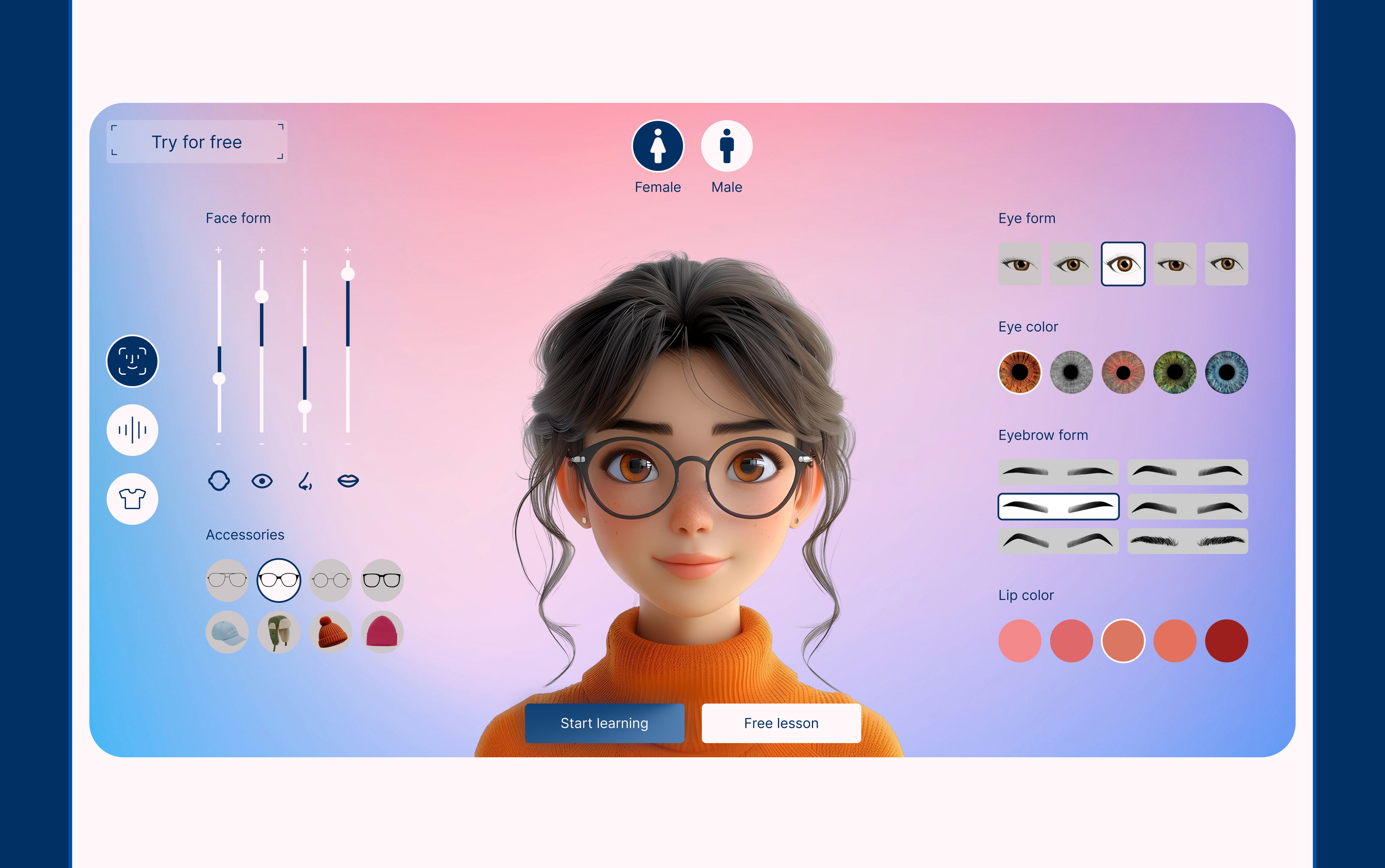 Веб-сайт для ИИ репетитора l AI language tutor website — Изображение №13 — Интерфейсы на Dprofile
