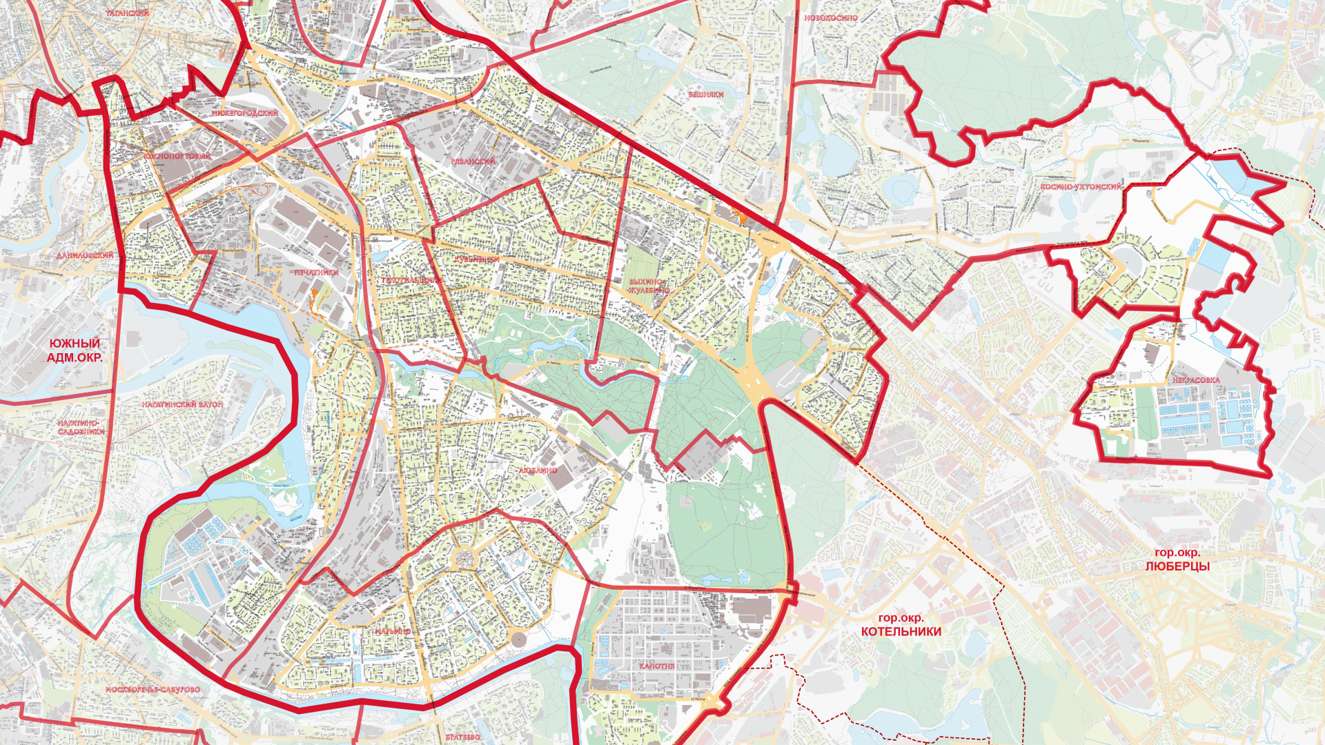 Карты Юго-Восточного округа Москвы — Изображение №6 — Графика на Dprofile