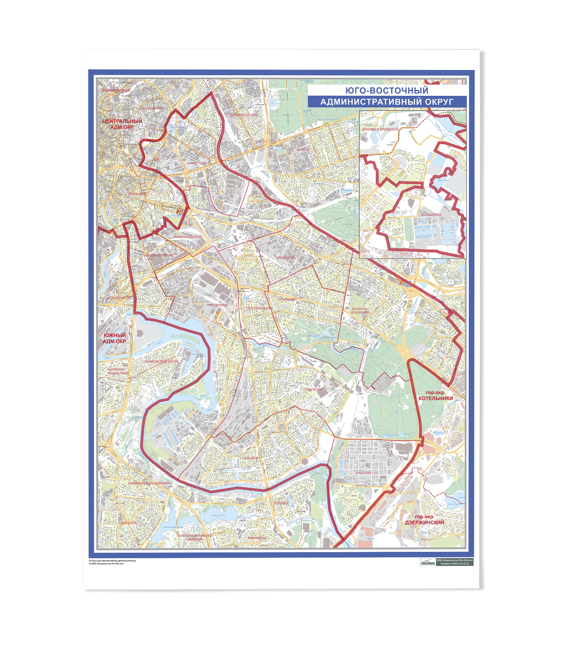 Карты Юго-Восточного округа Москвы — Изображение №10 — Графика на Dprofile