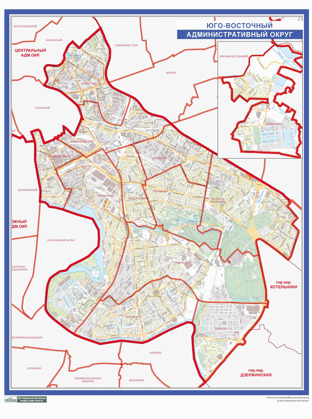 Карты Юго-Восточного округа Москвы — Изображение №5 — Графика на Dprofile