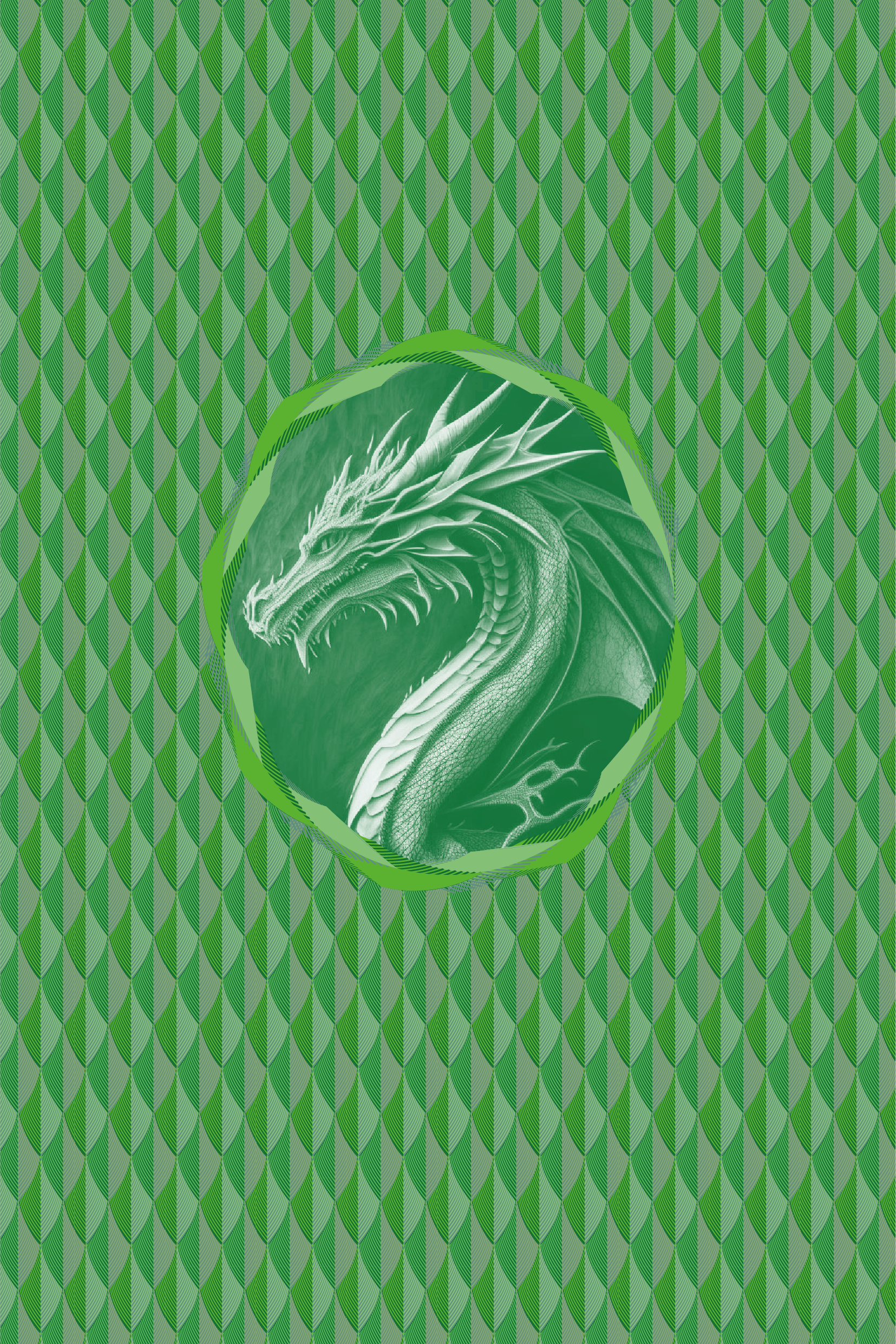 Четыре дракона. Символ года для оформления коллекции — Изображение №1 — Иллюстрация, Графика на Dprofile