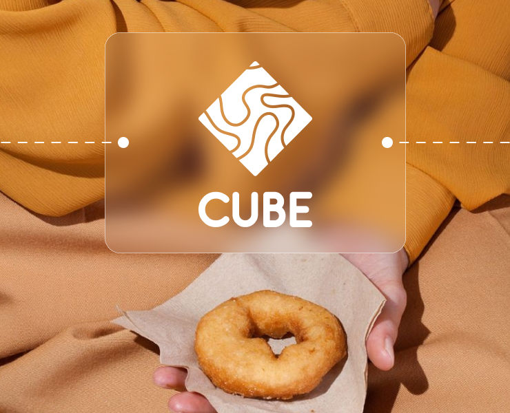 Брендинг для кофейни CUBE на Dprofile