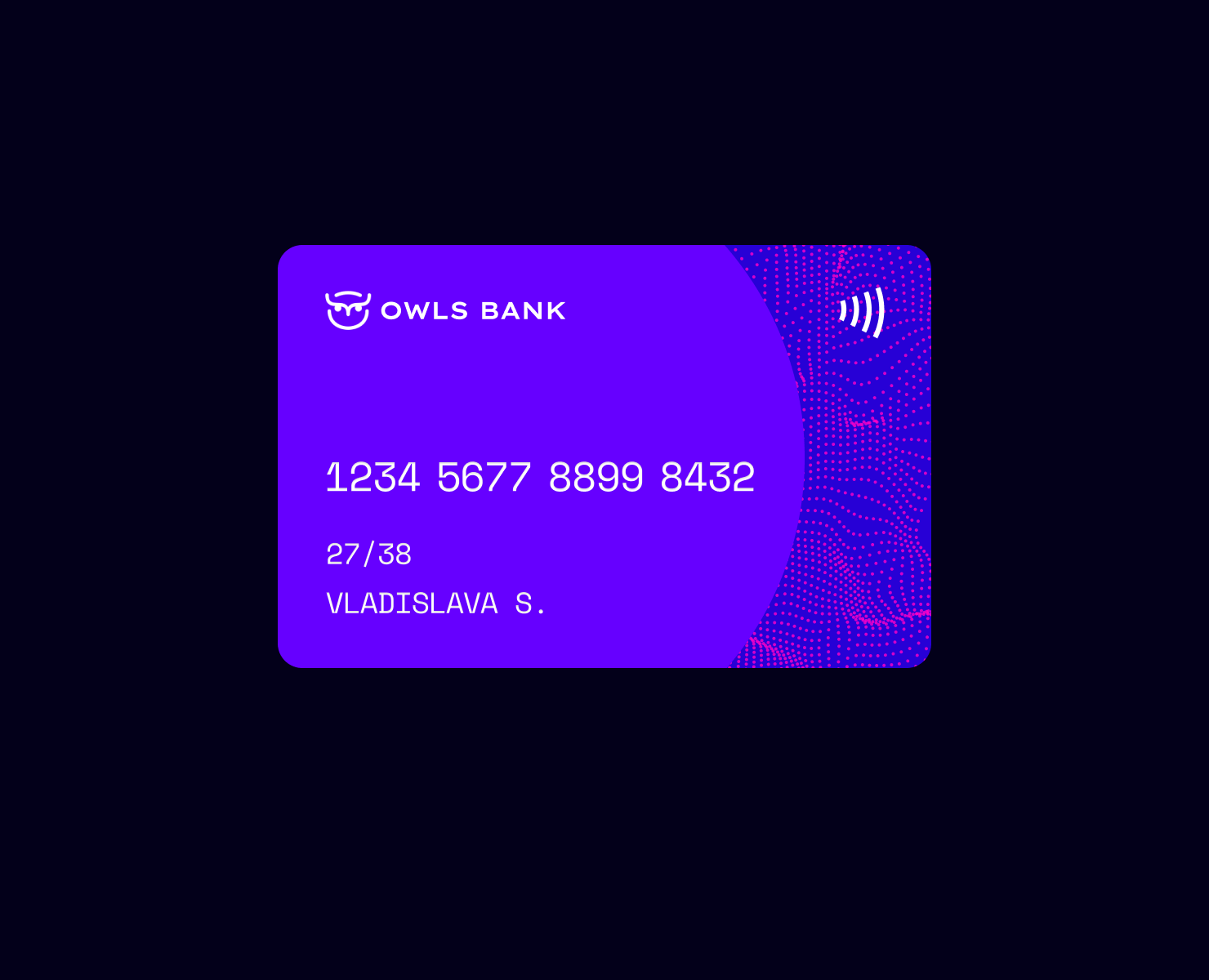 концепт банковской карты — Брендинг на Dprofile