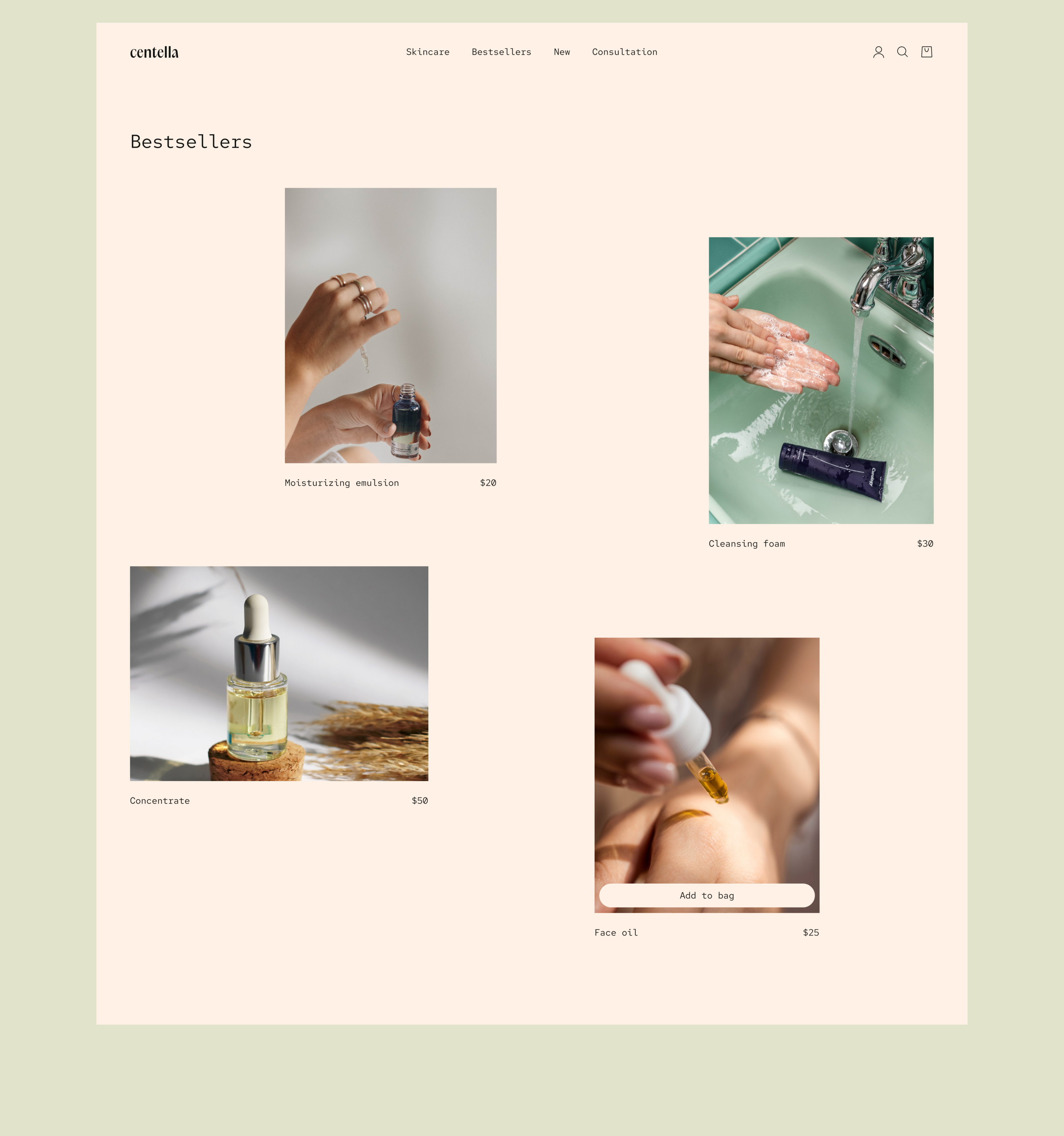 web Design - Skincare — Изображение №4 — Интерфейсы на Dprofile