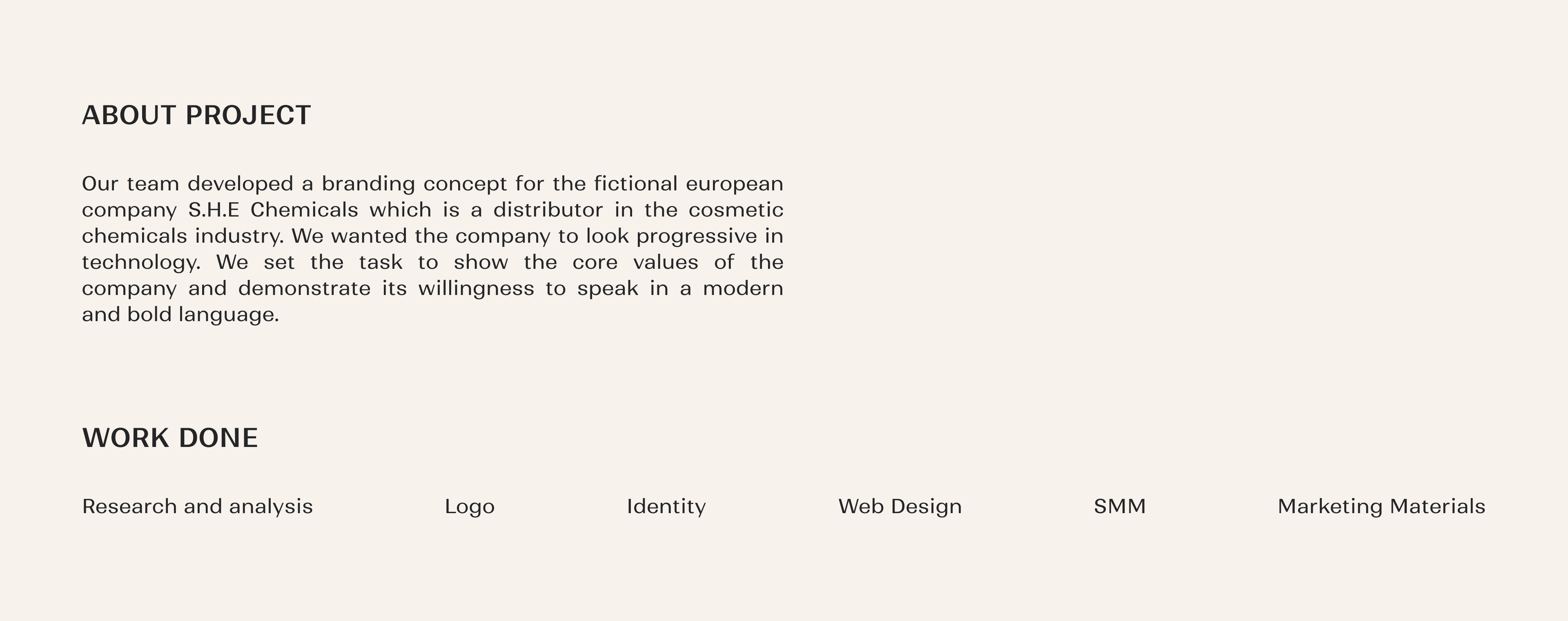 S.H.E The Chemical Distributor — Branding Concept — Изображение №3 — Брендинг на Dprofile