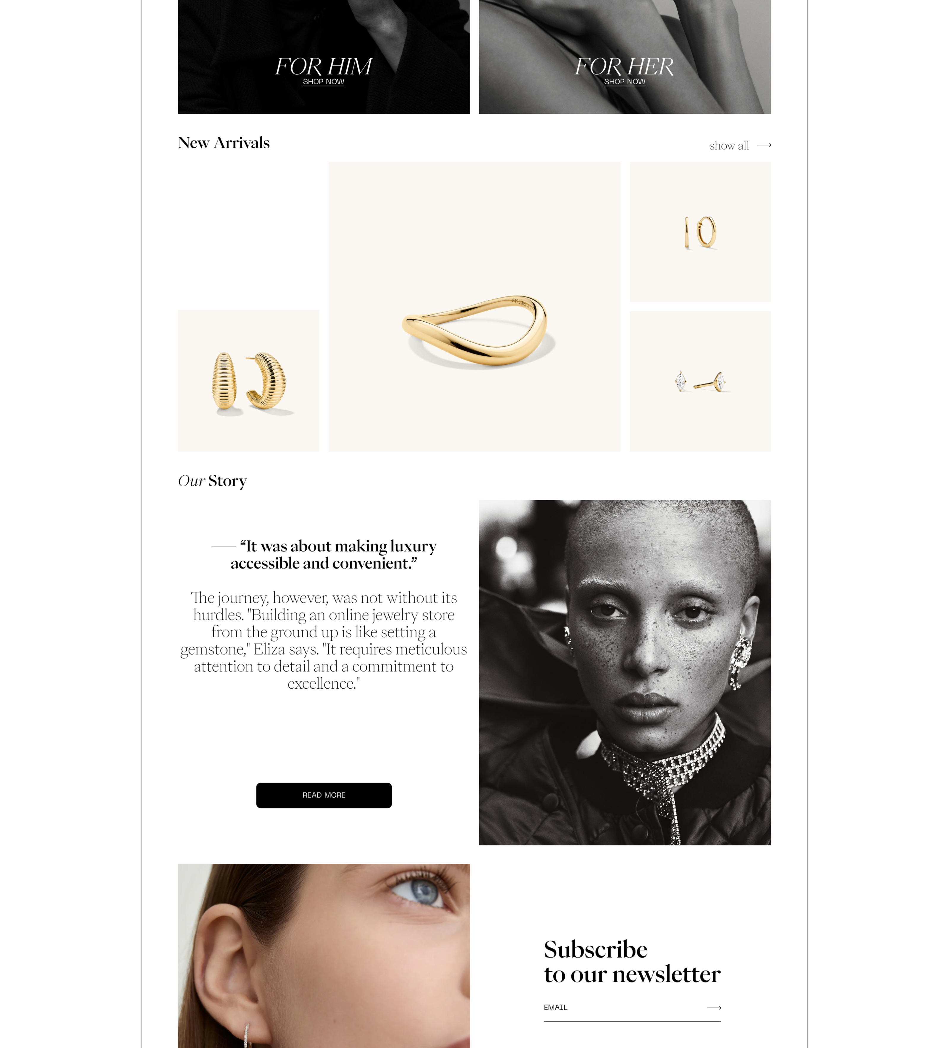 E-commerce / Online Jewelry Store — Изображение №6 — Интерфейсы на Dprofile