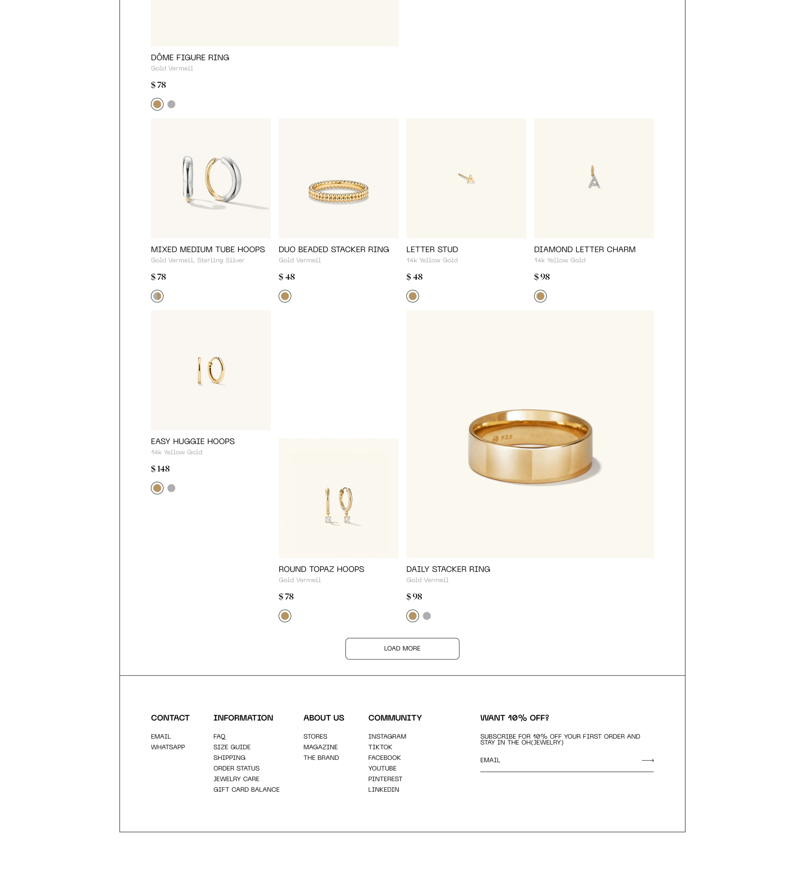 E-commerce / Online Jewelry Store — Изображение №9 — Интерфейсы на Dprofile