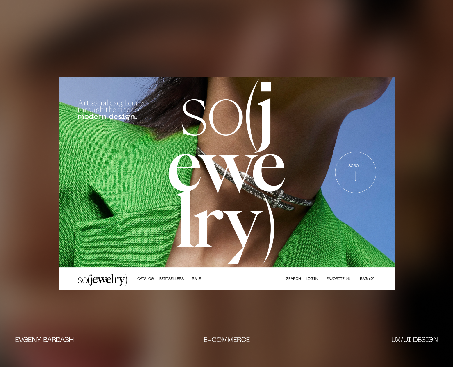 E-commerce / Online Jewelry Store — Интерфейсы на Dprofile