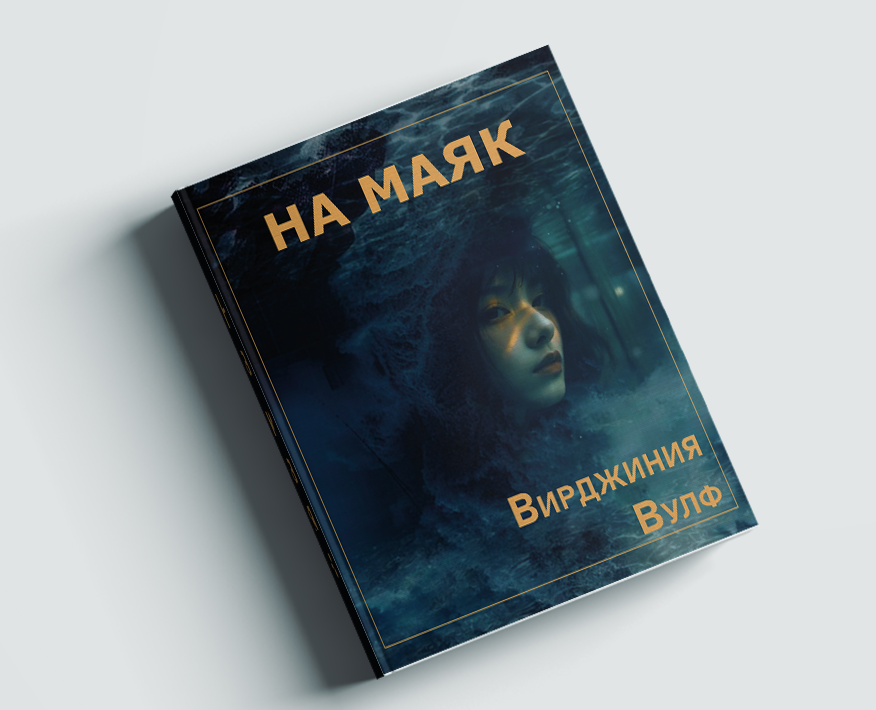 Дизайн обложки книги "На маяк" — Графика на Dprofile