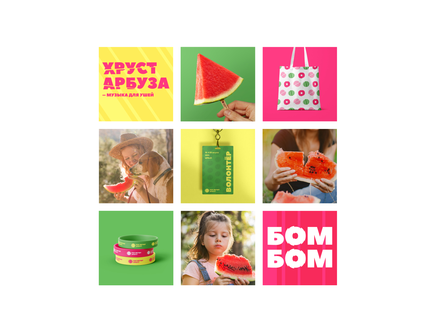 Айдентика для фестиваля арбуза — Изображение №8 — Брендинг на Dprofile