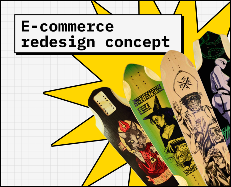 ©SuperApe Skateboards | Redesign Concept — Интерфейсы на Dprofile
