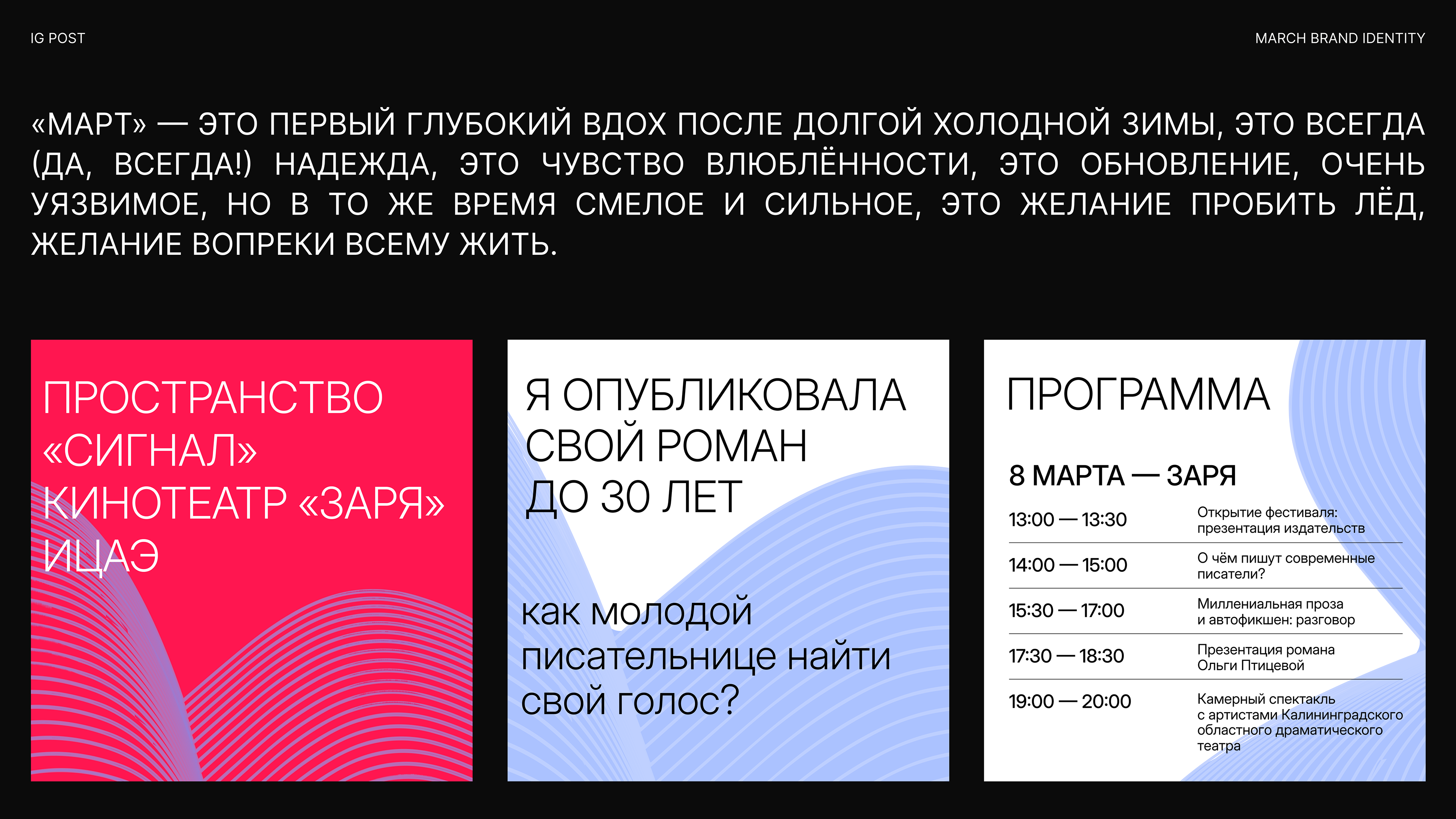 MARCH FESTIVAL — Изображение №14 — Брендинг, Маркетинг на Dprofile