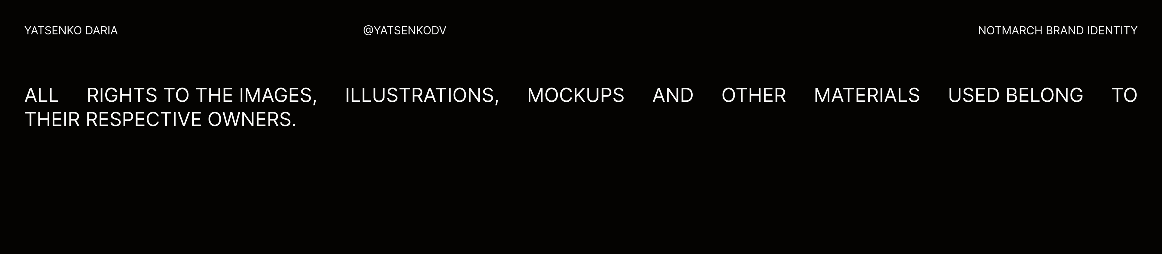 NOT MARCH BOOK FESTIVAL — Изображение №18 — Брендинг на Dprofile