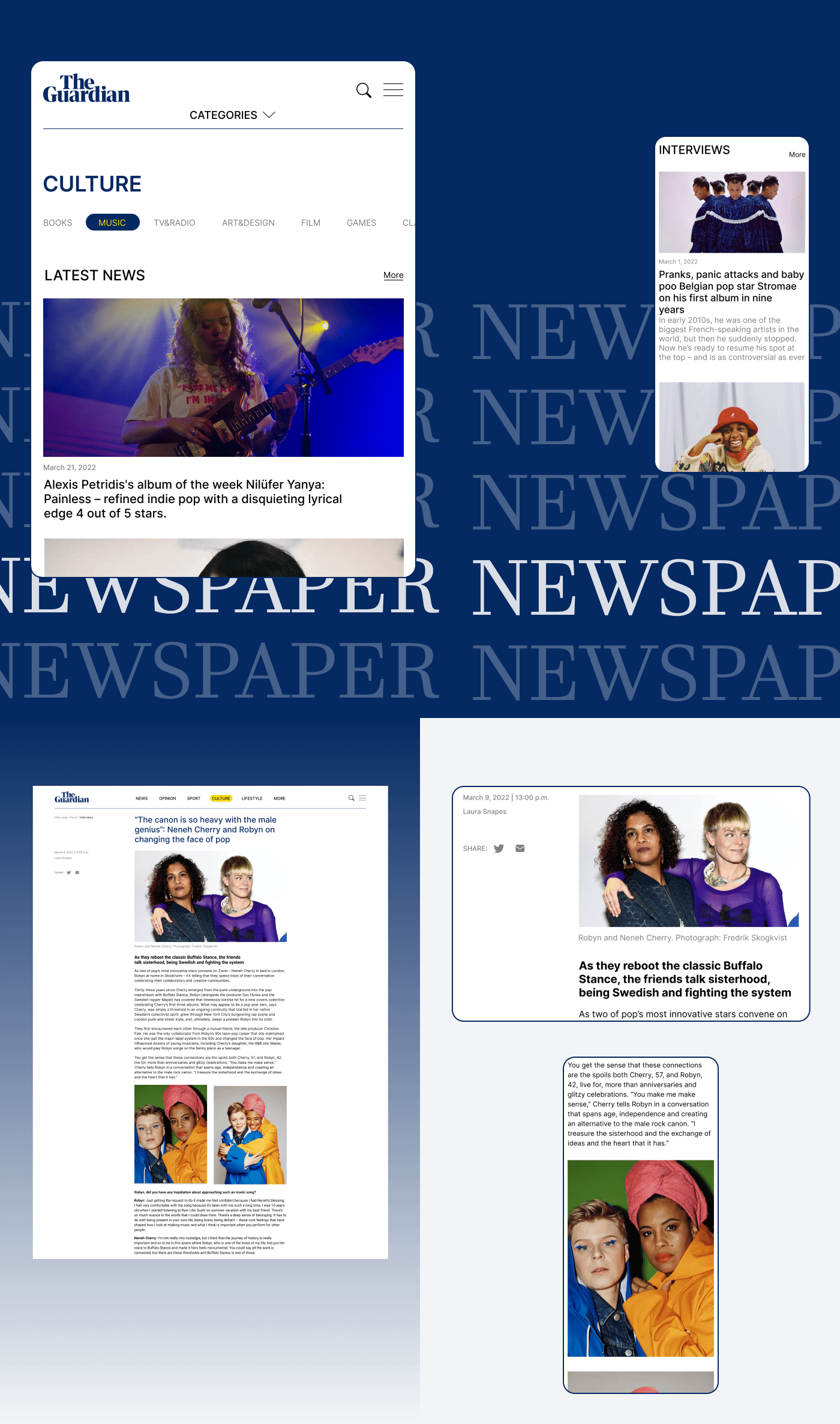 The Guardian - News site Redesign — Изображение №6 — Интерфейсы, Анимация на Dprofile