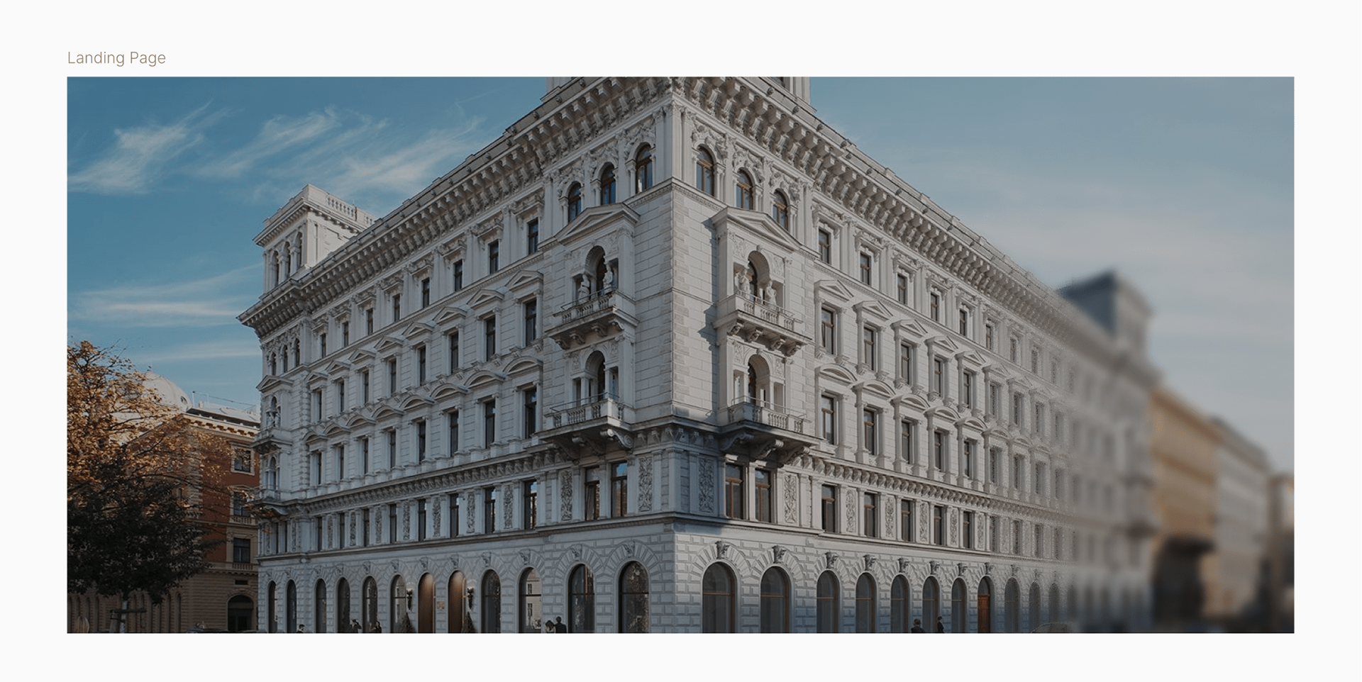 Landing page of a Club House in Moscow. Real estate. — Изображение №1 — Интерфейсы, Анимация на Dprofile