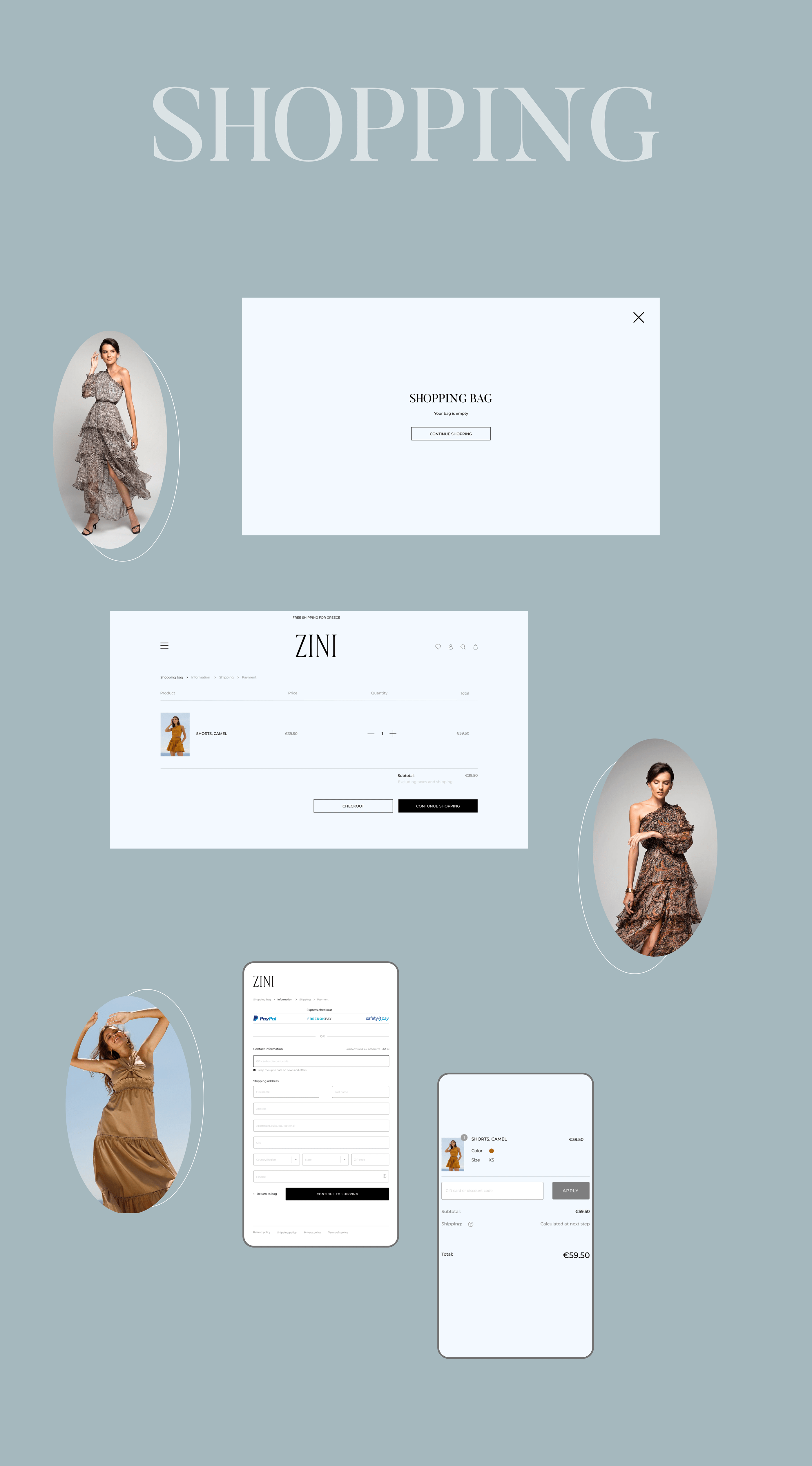 Zini boutique- Редизайн-концепт (e-commerce) — Изображение №10 — Интерфейсы на Dprofile