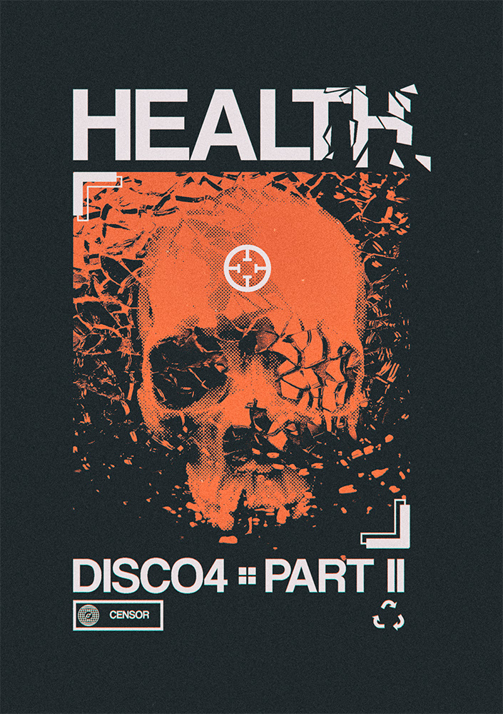 Концепт мерча группы HEALTH — Изображение №5 — Брендинг, Графика на Dprofile