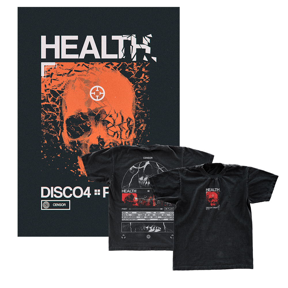 Концепт мерча группы HEALTH — Изображение №7 — Брендинг, Графика на Dprofile