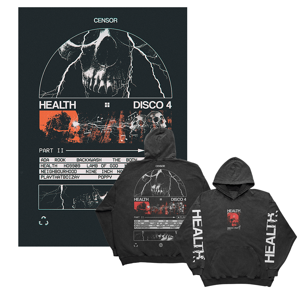 Концепт мерча группы HEALTH — Изображение №8 — Брендинг, Графика на Dprofile